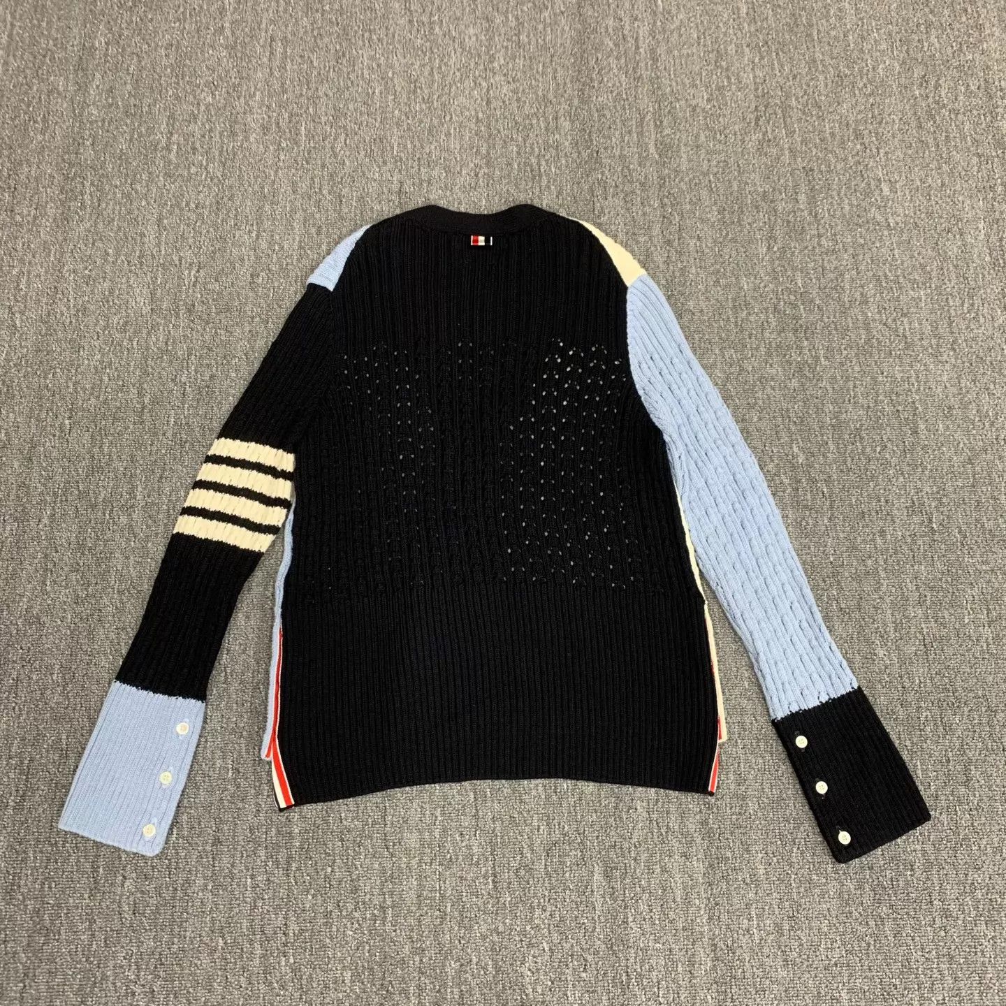 Thom Browne Thom Browne Color Blocked Knit Cardigan 42 98 New Size M / US 6-8 / IT 42-44 - 2 Thumbnail
