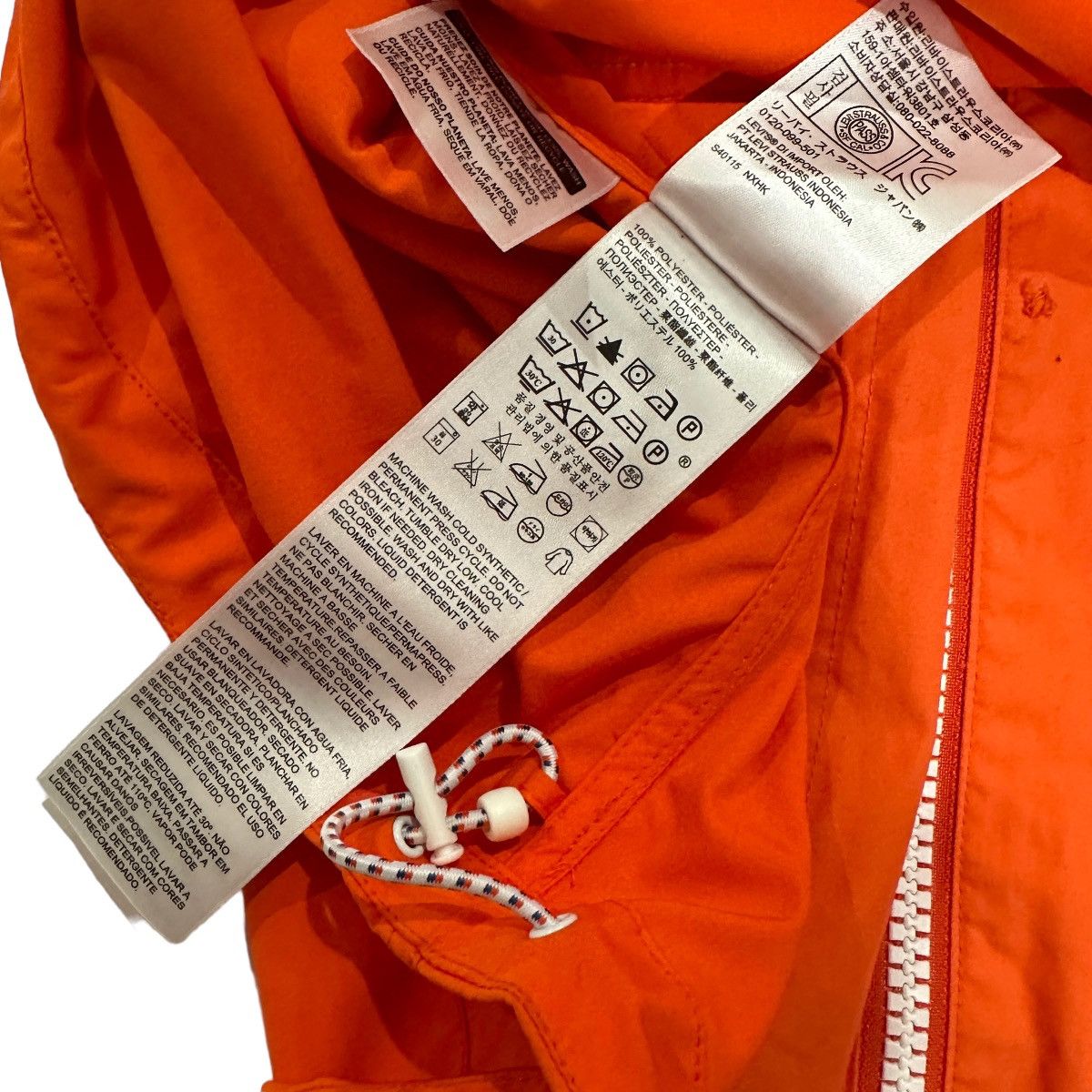 Levi's Levi’s California Hooded Rain Coat Anorak Bright Safety Size US L / EU 52-54 / 3 - 9 Thumbnail