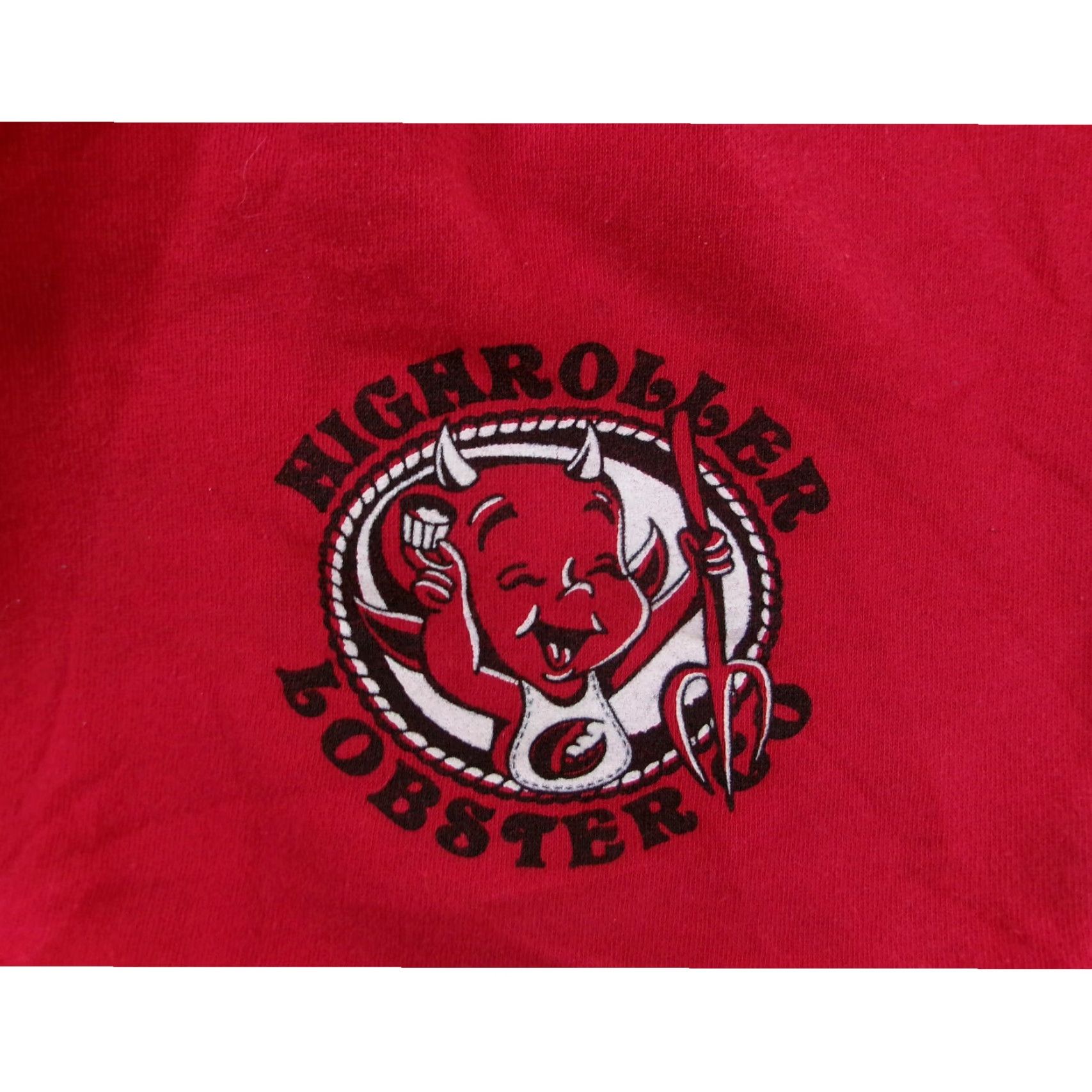 Vintage Independent High Roller Lobster Company Shorts Mens Medium Red Drawstring Graphic Streetwear Size US 31 - 3 Thumbnail