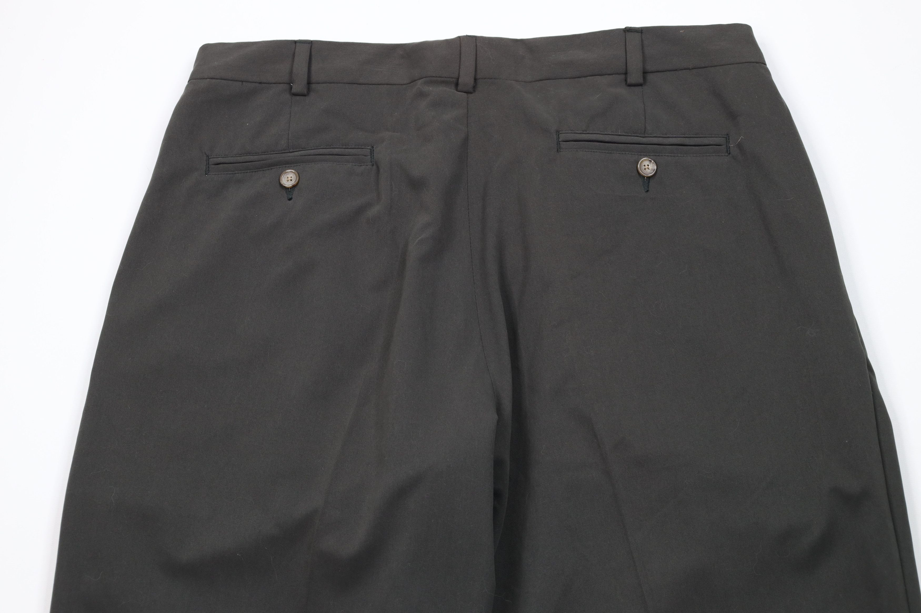 Vintage Vintage Y2K Streetwear Microfiber Wide Leg Chino Pants Green Size US 38 / EU 54 - 11 Thumbnail