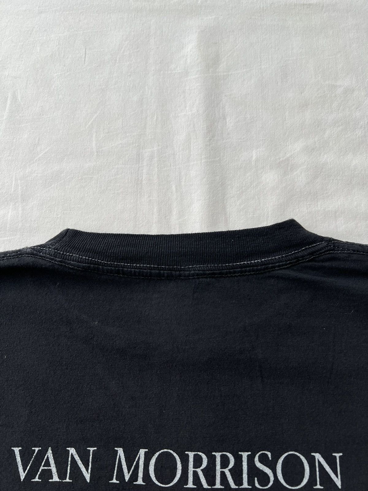 Band Tees Vintage 1993 Van Morrison Singer Tour Black T-shirt Size US M / EU 48-50 / 2 - 11 Thumbnail