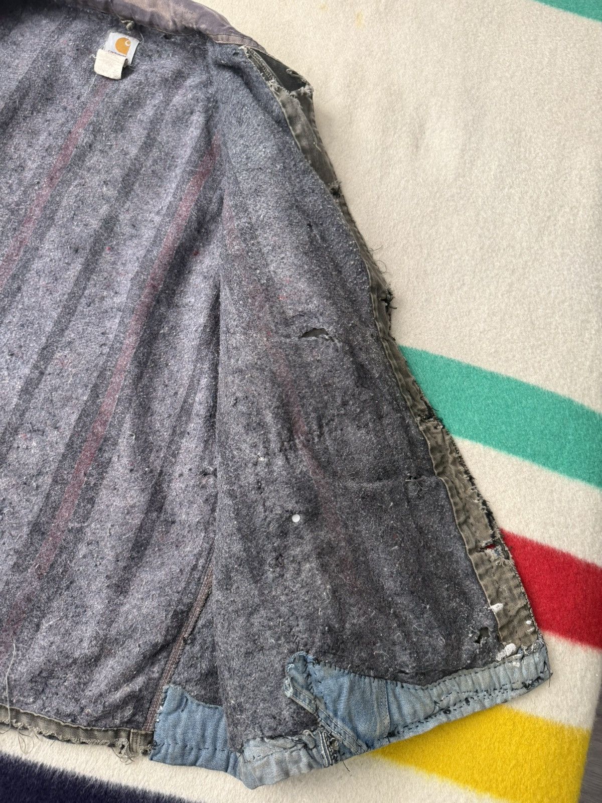 Carhartt Carhartt Chore Coat Boro Patchwork Distressed Thrashed Size US XXL / EU 58 / 5 - 20 Thumbnail