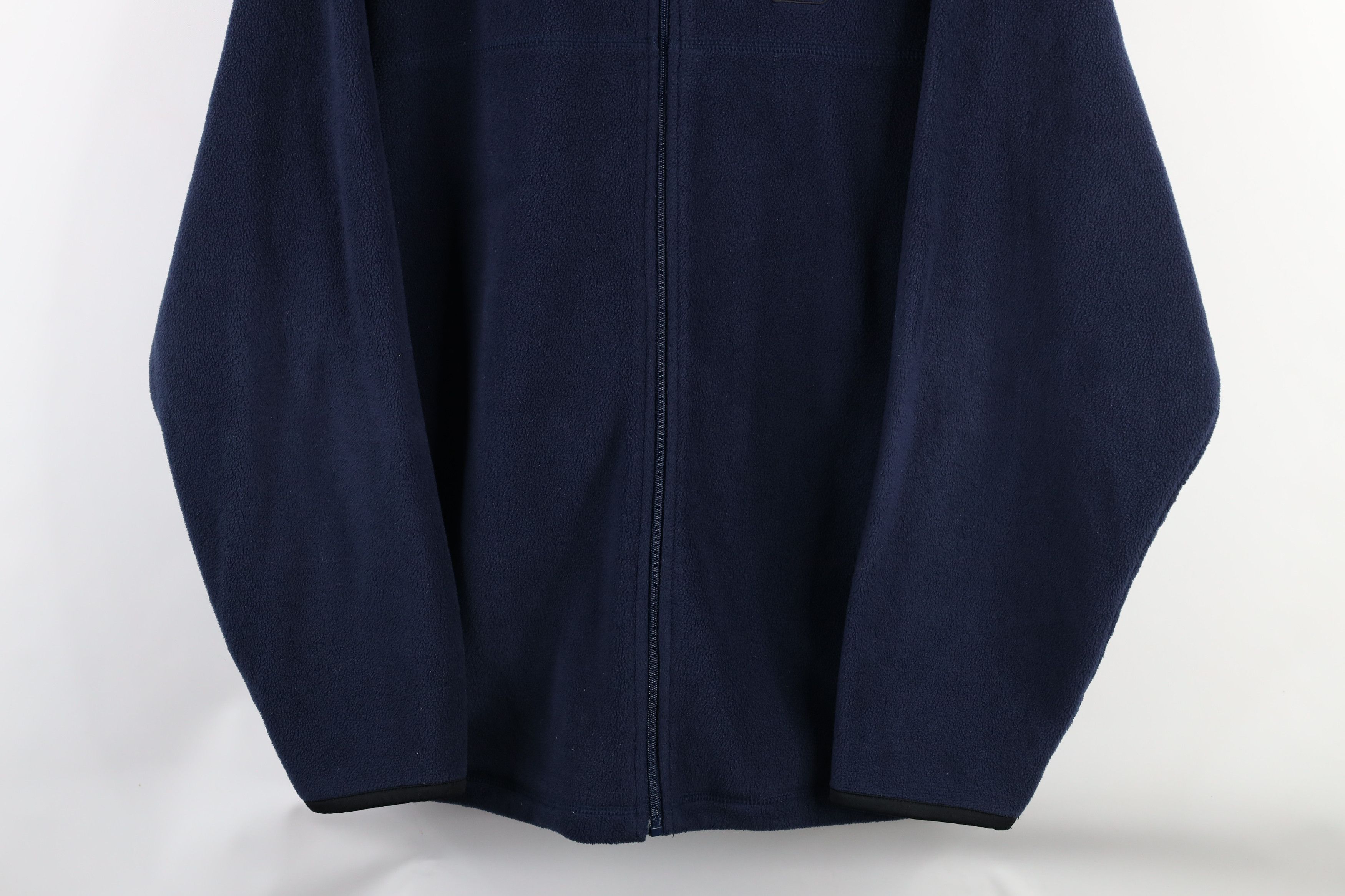 Reebok × Vintage Vintage 90s Reebok Classic Logo Full Zip Fleece Jacket Blue Size US L / EU 52-54 / 3 - 3 Thumbnail
