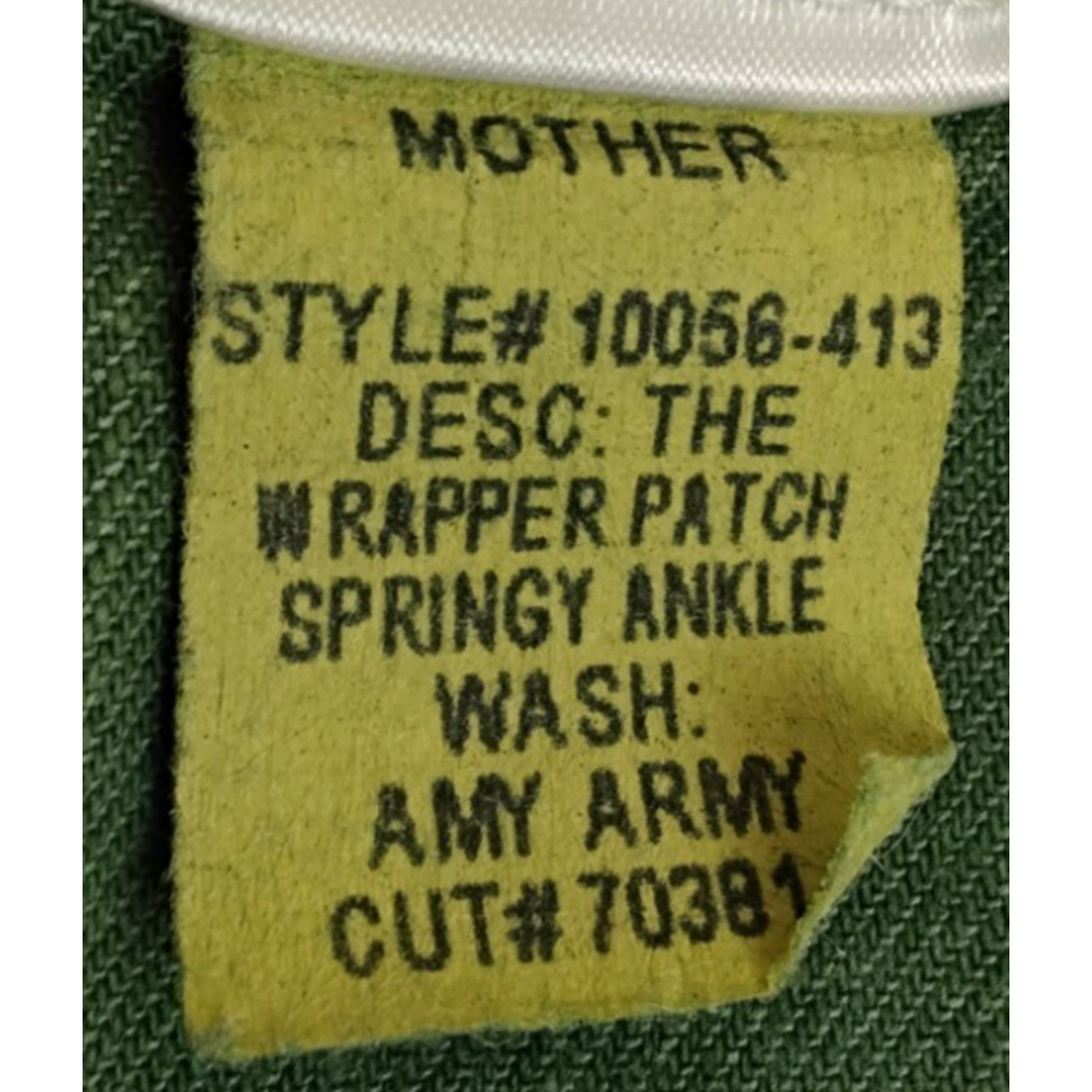 MOTHER Mother The Wrapper Patch Springy Ankle Jeans Size 26 Green Size 26" / US 2 / IT 38 - 11 Thumbnail