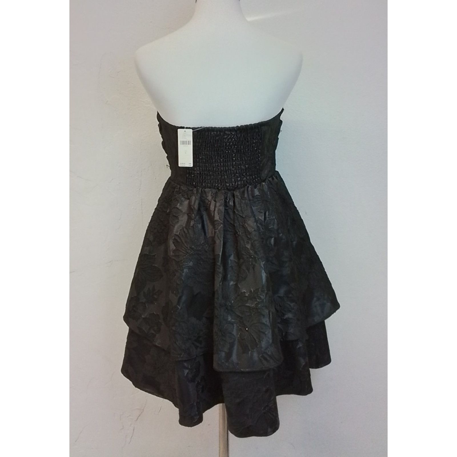 Anthropologie Anthropologie Cocktail Dress Women's 6 Black Brocade NWT Size M / US 6-8 / IT 42-44 - 3 Thumbnail