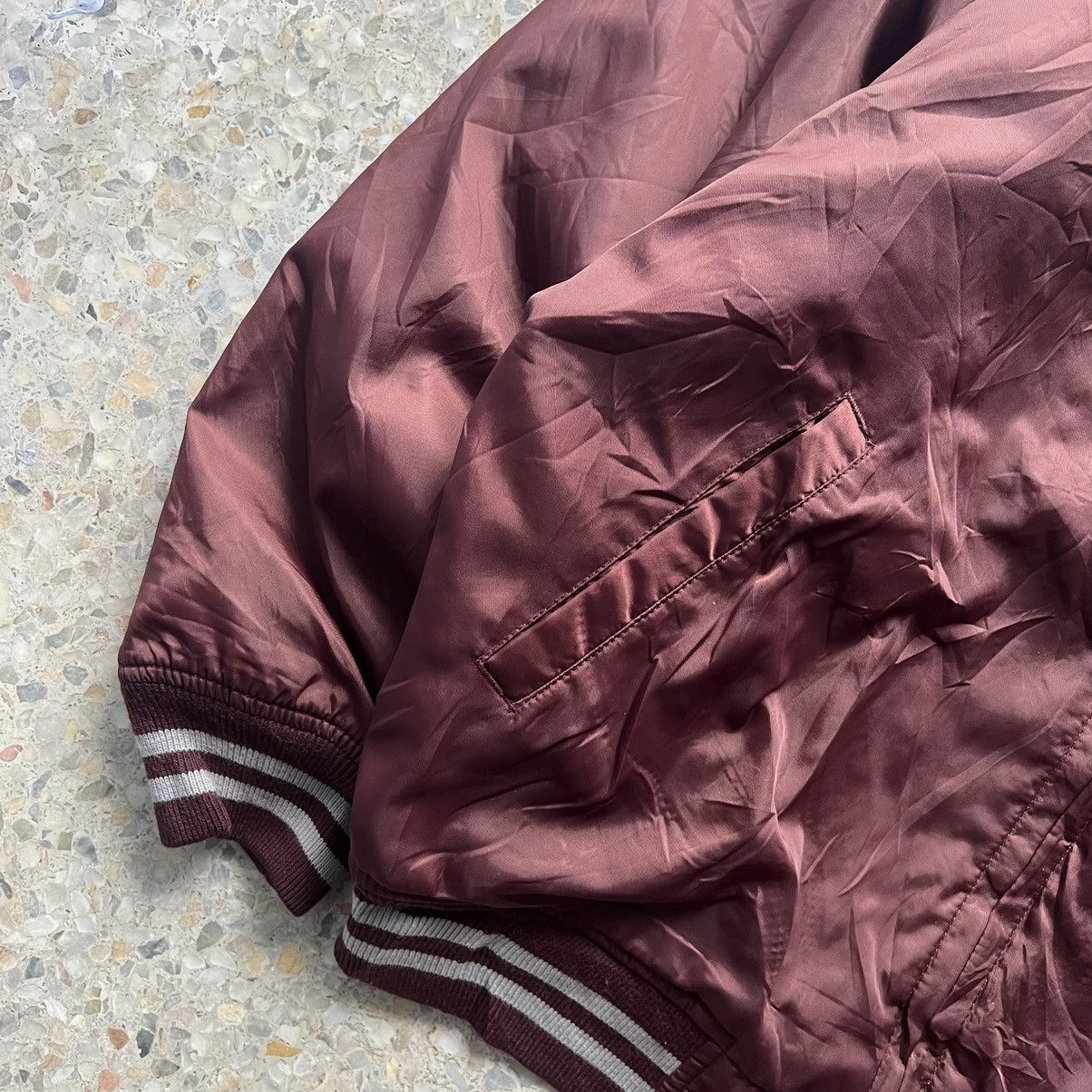 Vintage Vintage 90s Georgetown University Bomber Jacket Size US L / EU 52-54 / 3 - 4 Thumbnail