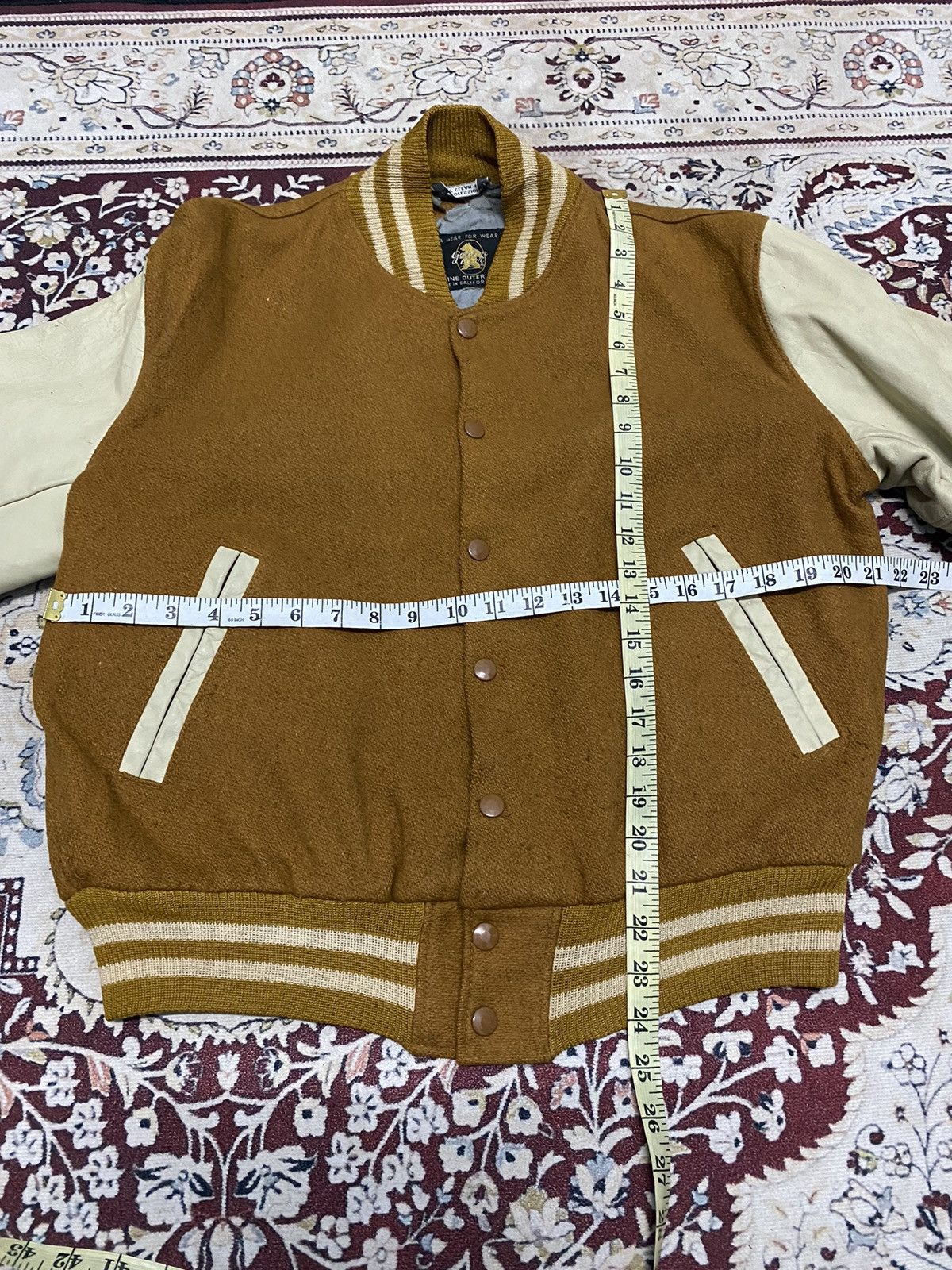 Vintage Vintage Golden bear wool varsity jacket Size US S / EU 44-46 / 1 - 5 Thumbnail