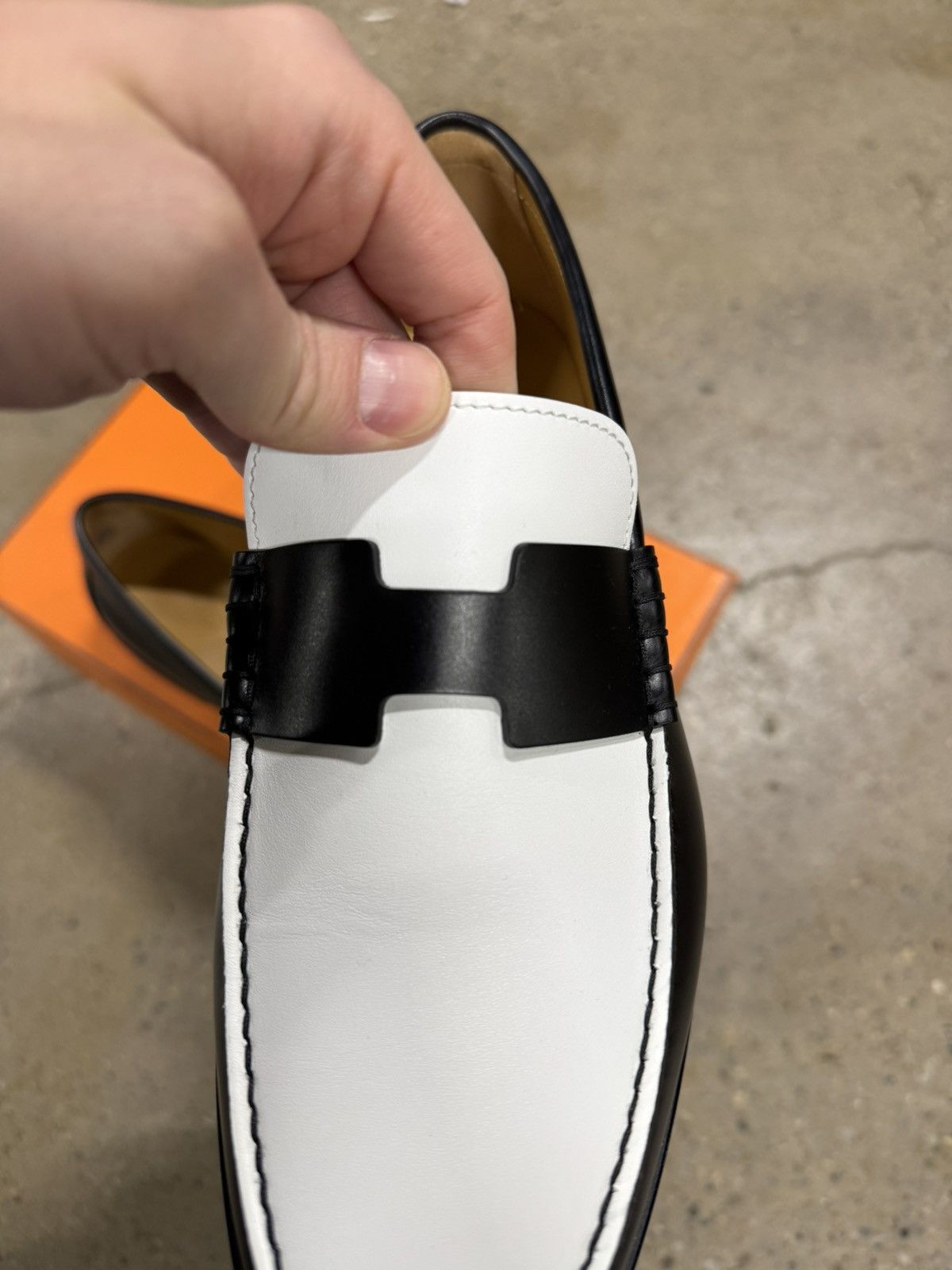 Hermes Hermes Kennedy Leather Loafer NEW 1400$ Size US 7.5 / EU 40-41 - 7 Thumbnail