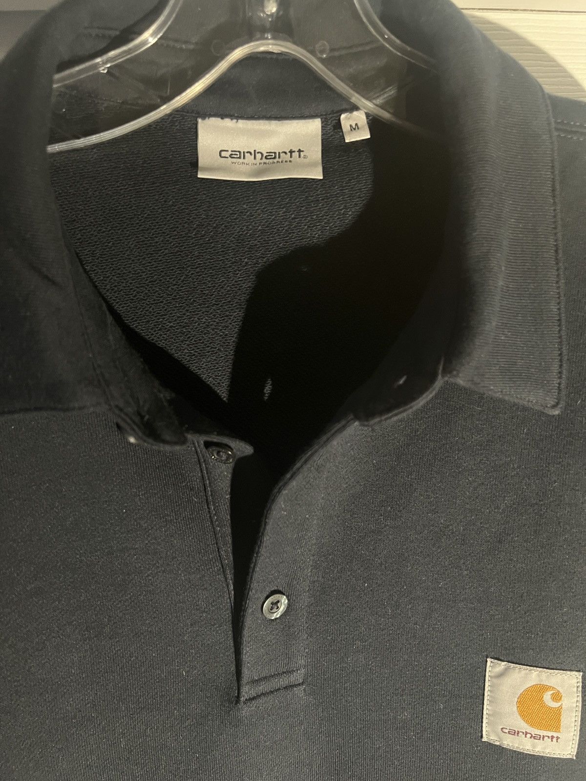 Carhartt Wip Navy polo sweat Size US M / EU 48-50 / 2 - 2 Thumbnail
