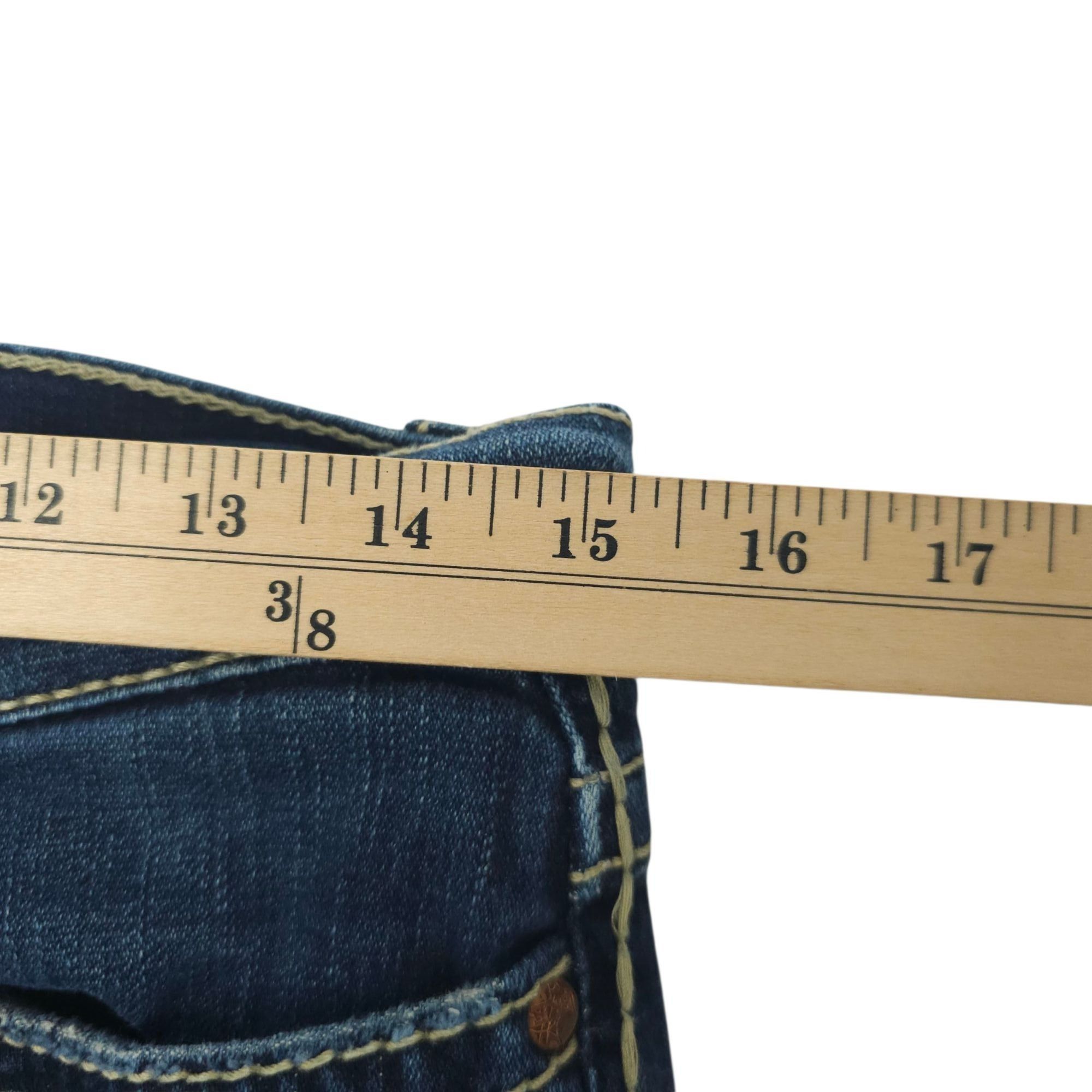 BKE BKE Buckle Drew Boot Cut Jeans Womens Size 28 READ Distresse Size 30" / US 8 / IT 44 - 14 Thumbnail