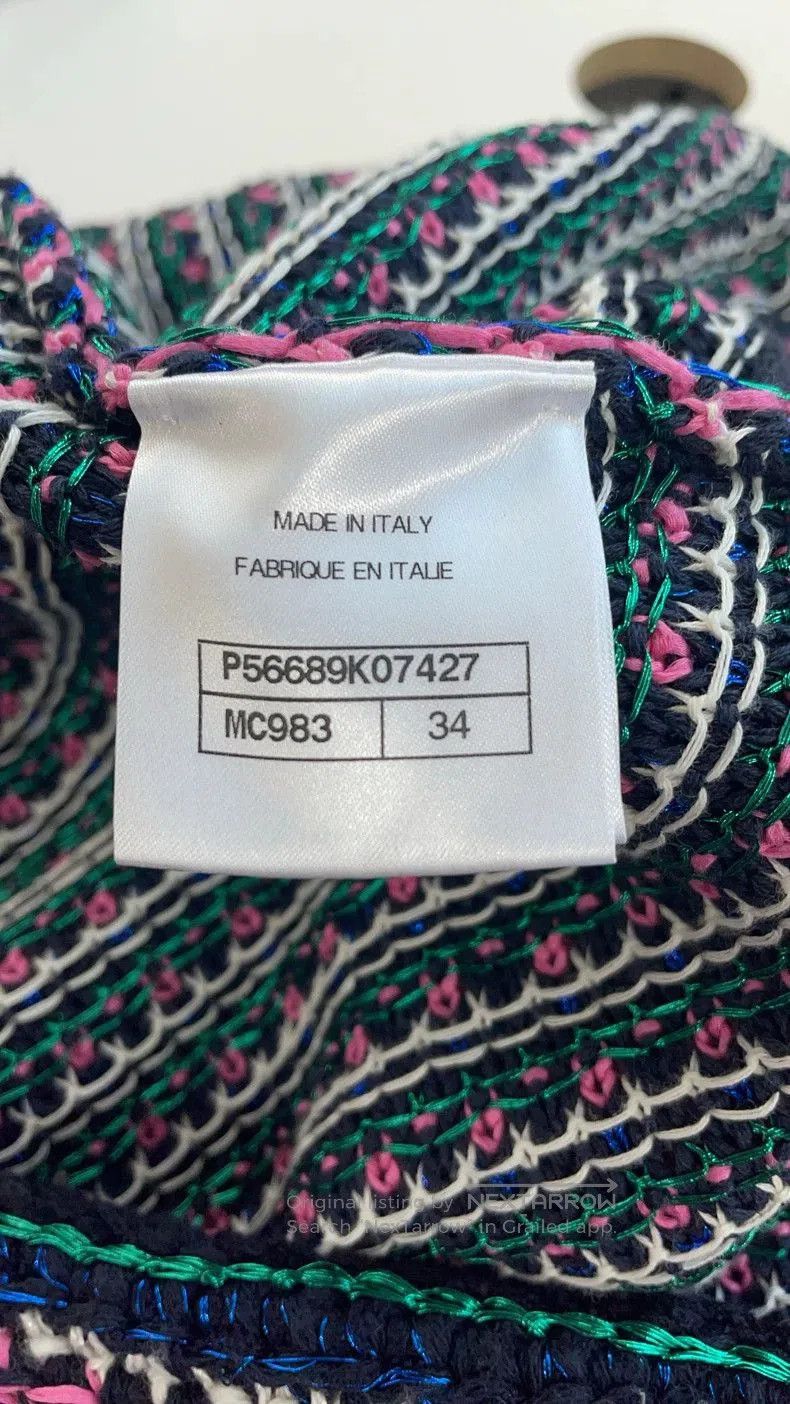 Chanel Chanel Colorful Knit Cardigan Coat. Size US XS / EU 42 / 0 - 4 Thumbnail