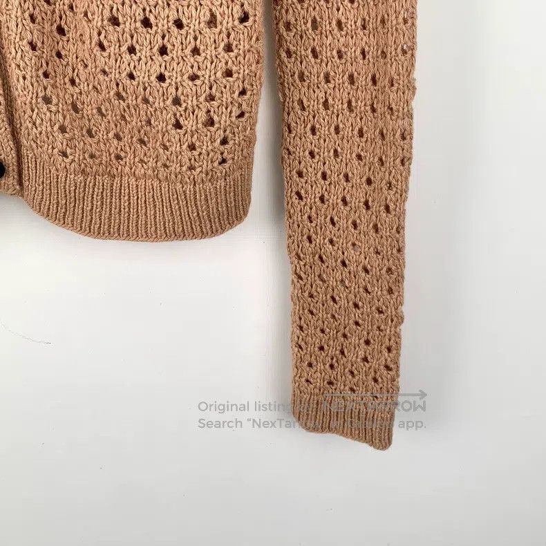 Dior Dior Brown alpaca wool round neck single-breasted long-sle Size M / US 6-8 / IT 42-44 - 4 Thumbnail