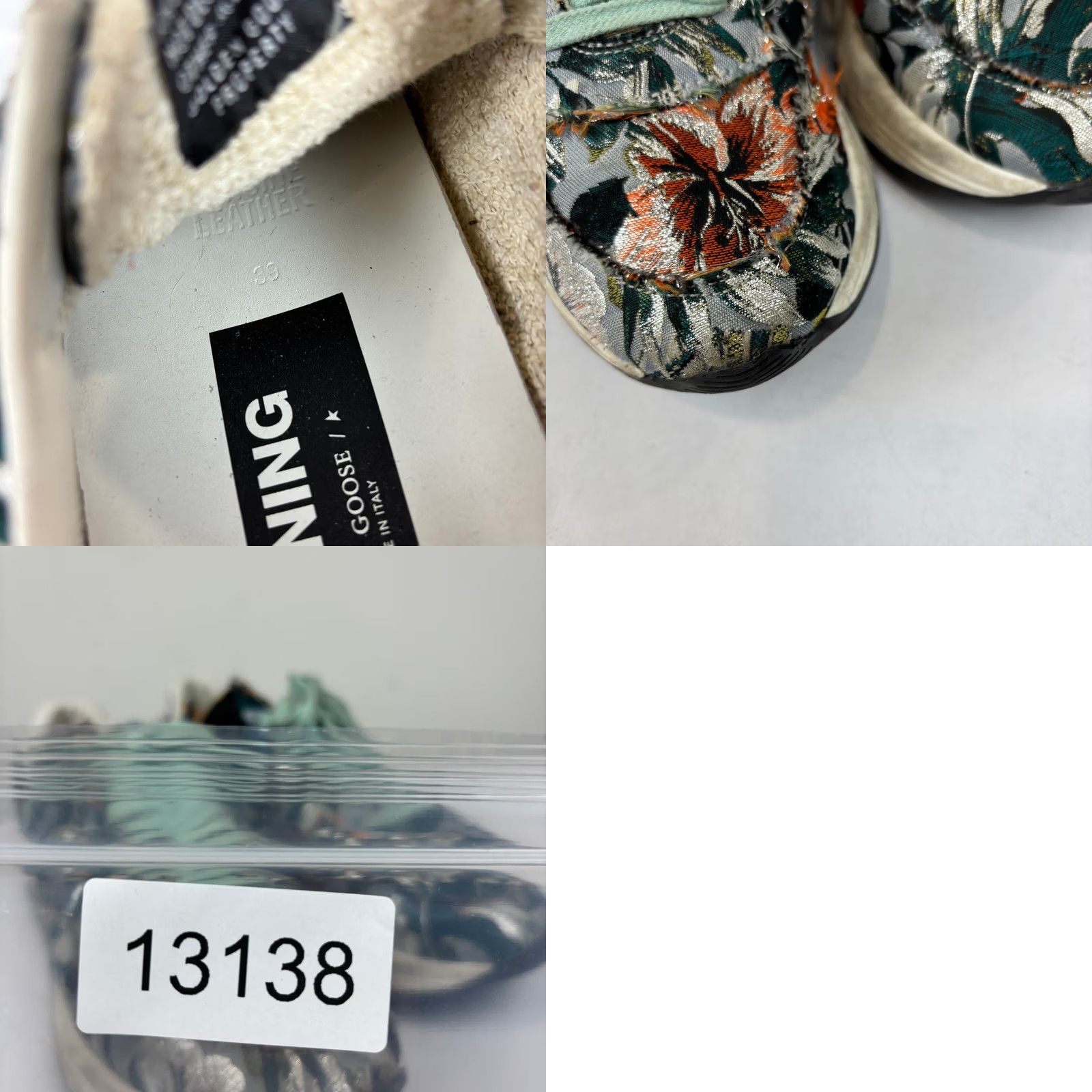 Golden Goose Golden Goose Running Floral Low Top Sneakers Shoes Women’s 9 Multicolor Women 39 / 9 Mens? Size M / US 6-8 / IT 42-44 - 9 Thumbnail