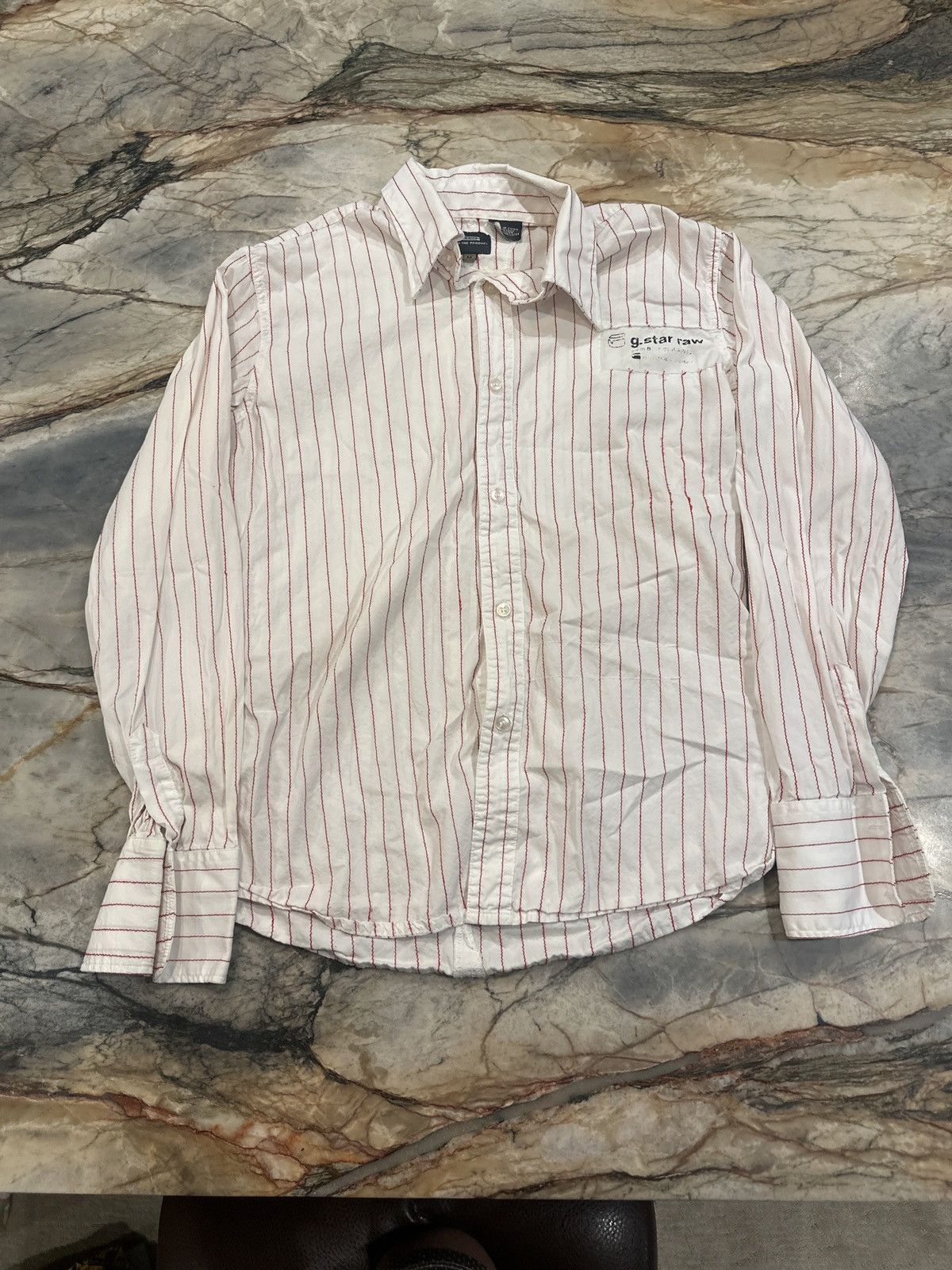 G-Star G star Raw Red Pinstripe Shirt Size US M / EU 48-50 / 2 - 1 Thumbnail