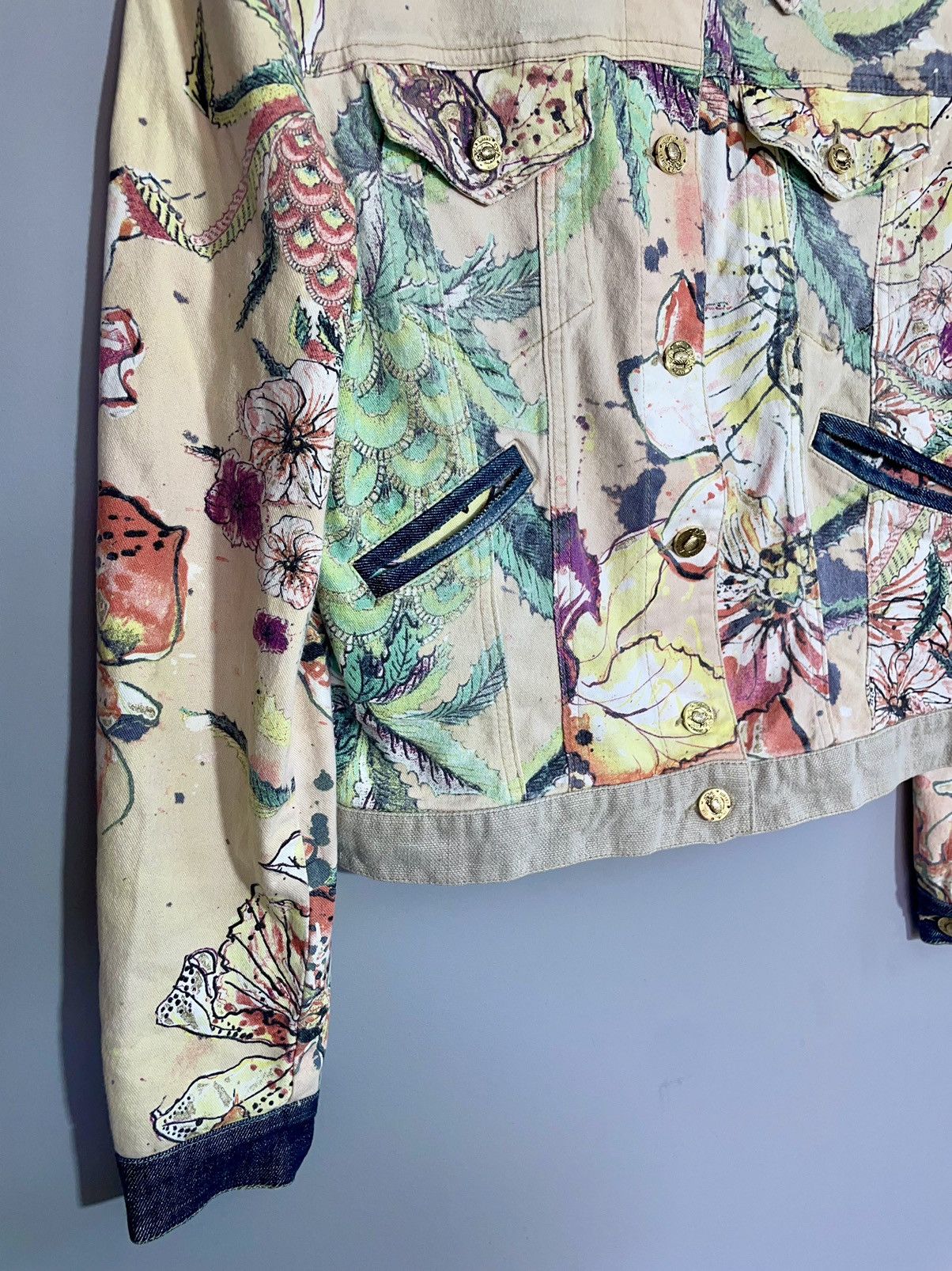 Just Cavalli Just Cavalli Floral Pattern Women Blazer size S Size S / US 4 / IT 40 - 6 Thumbnail
