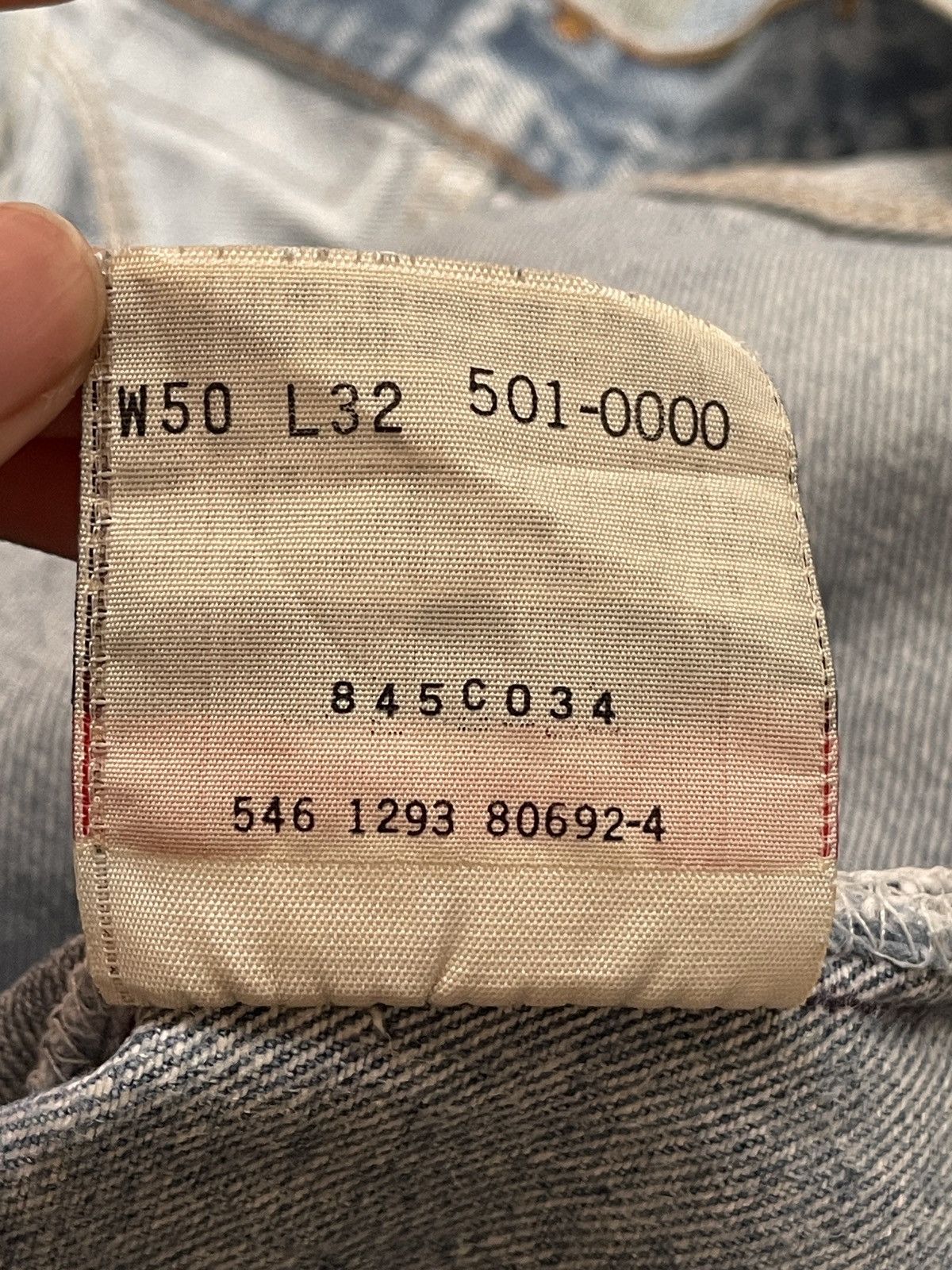 Levi's × Vintage 50 x 32 Vintage Brand Levi’s 501 Made in Usa Jeans 1980s Size US 44 / EU 60 - 12 Thumbnail