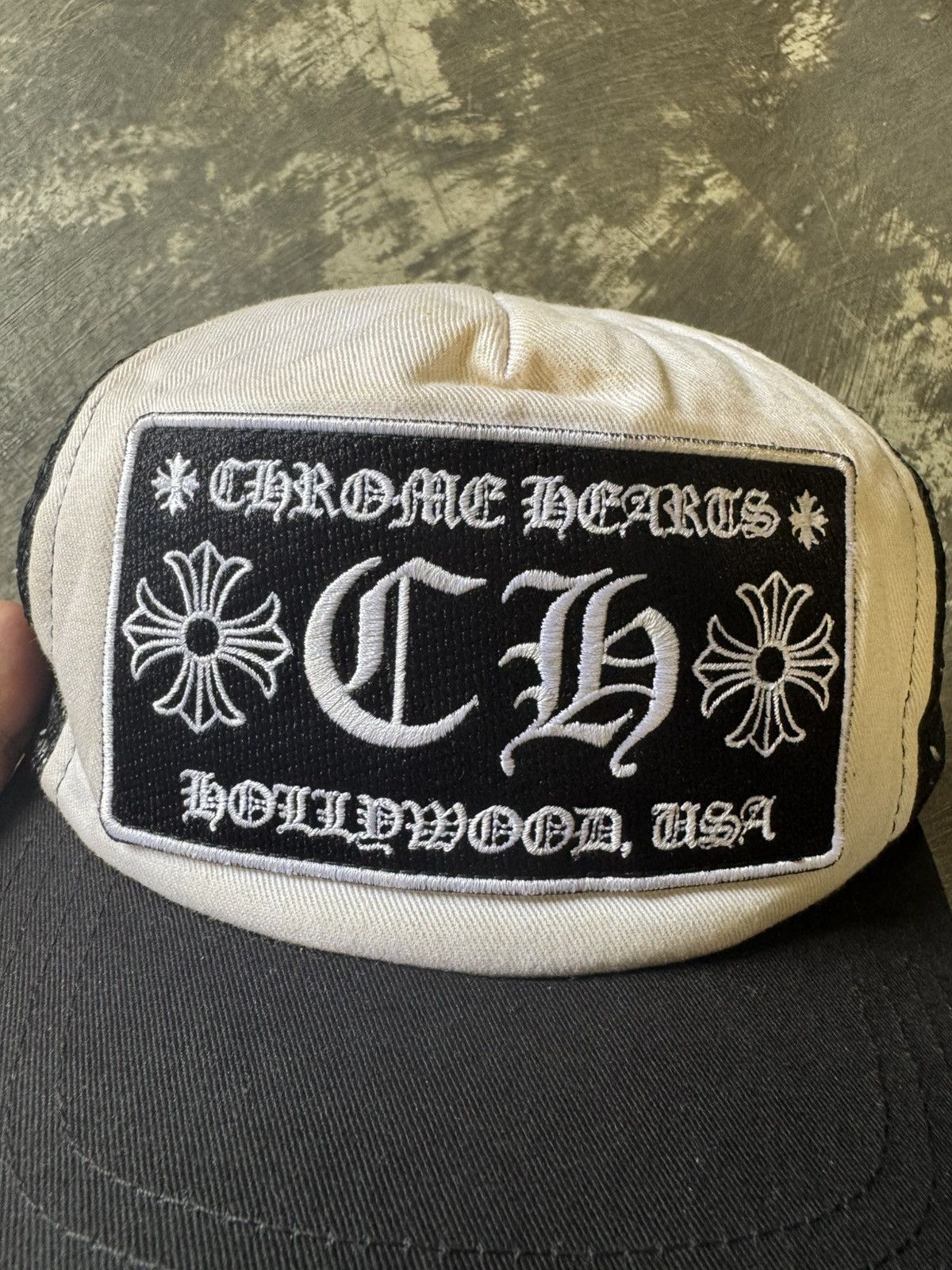 Chrome Hearts CHROME HEARTS HOLLYWOOD TRUCKER HAT Size ONE SIZE - 2 Thumbnail