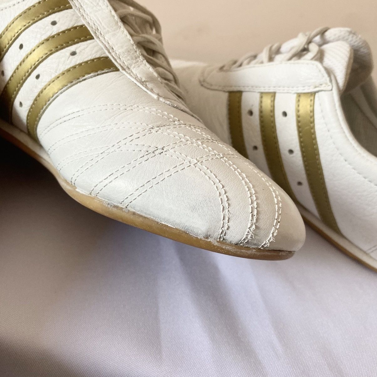 Adidas × Japanese Brand × Vintage Vintage Adidas Y3 Style Boxing Sneakers Balenciaga Vibe Size US 8 / IT 38 - 8 Thumbnail