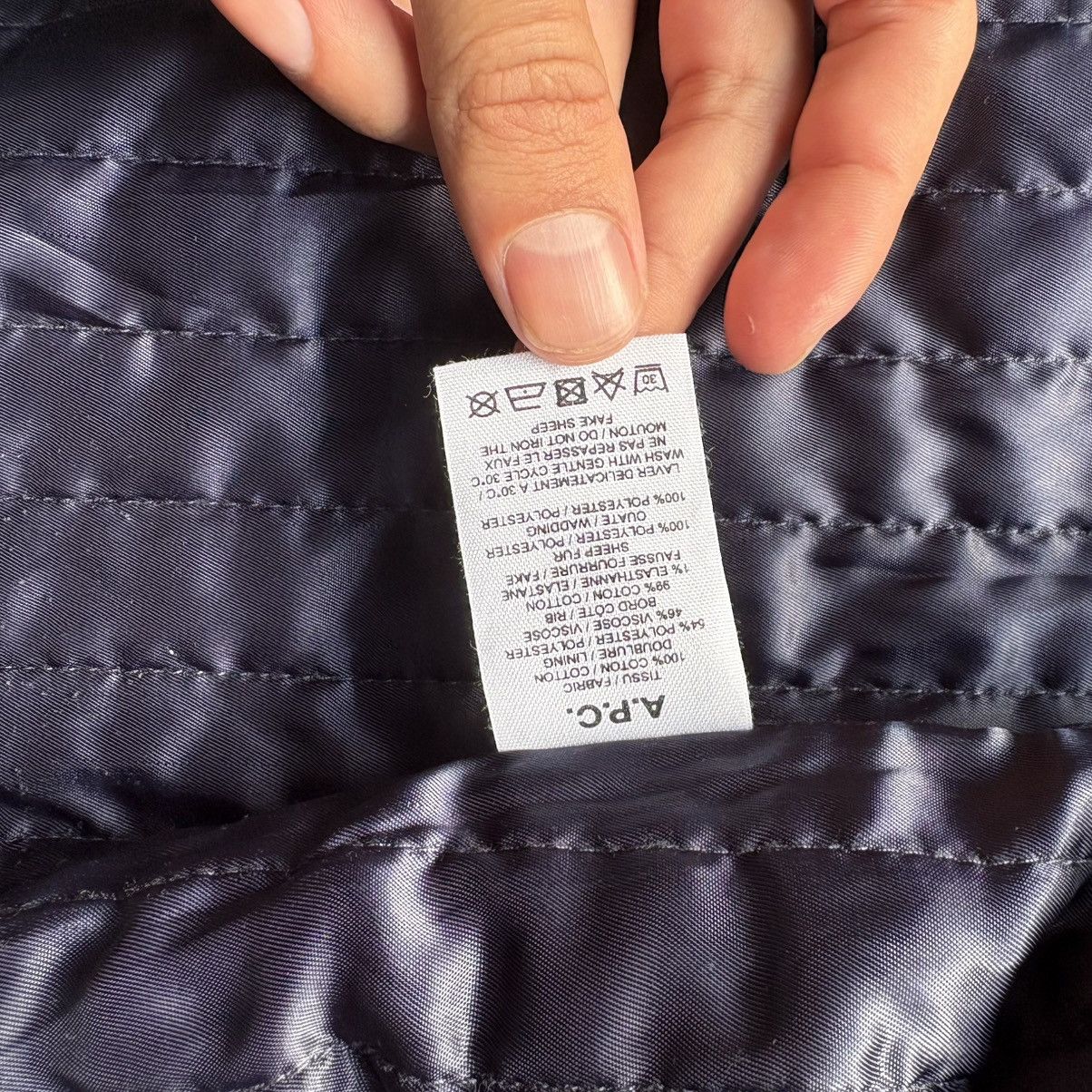 A.P.C. Denim bomber jacket with faux fur removable collar Size US M / EU 48-50 / 2 - 4 Thumbnail