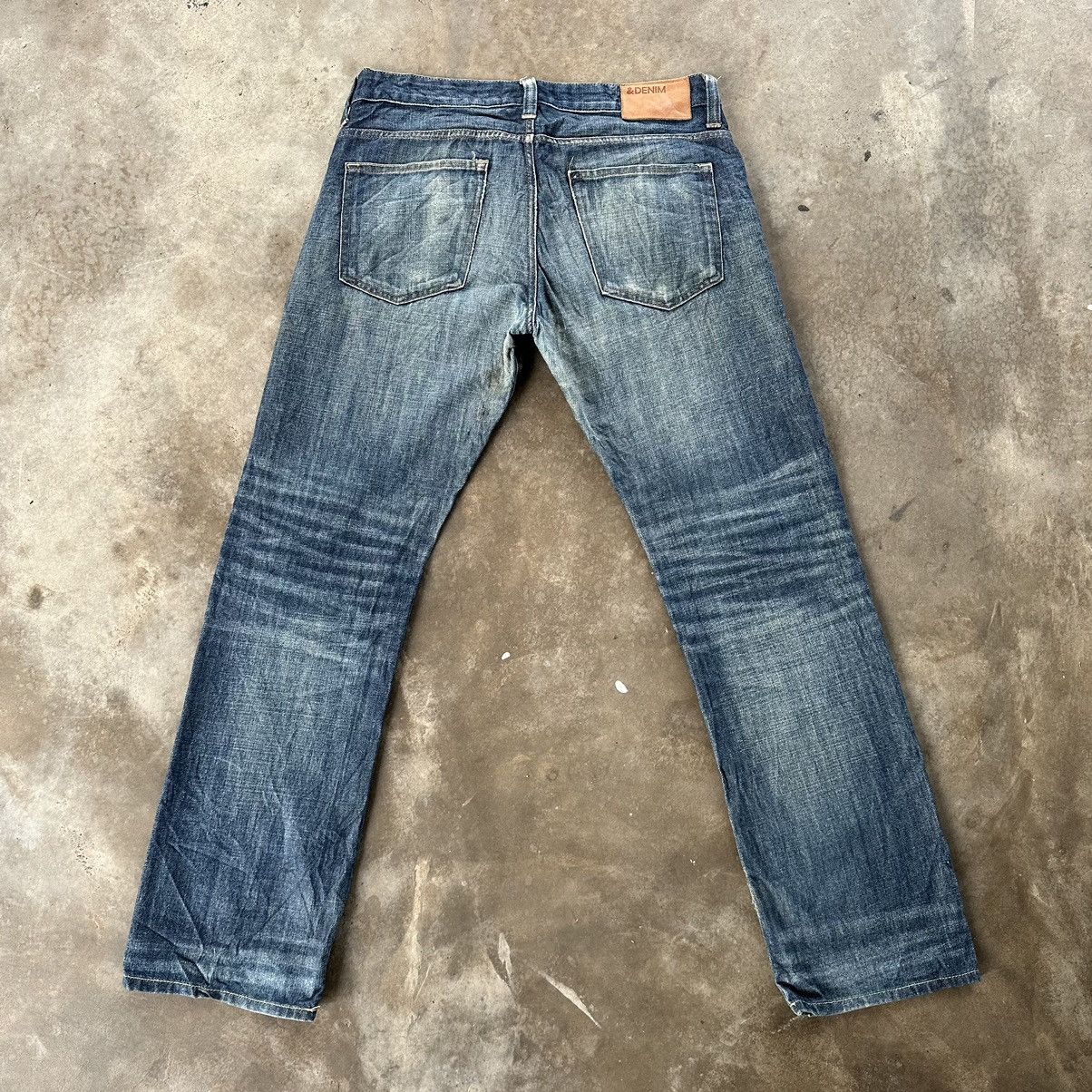 Japanese Brand Vintage Japanese Rusty Jean Faded Denim Pant W34 Size US 34 / EU 50 - 9 Thumbnail