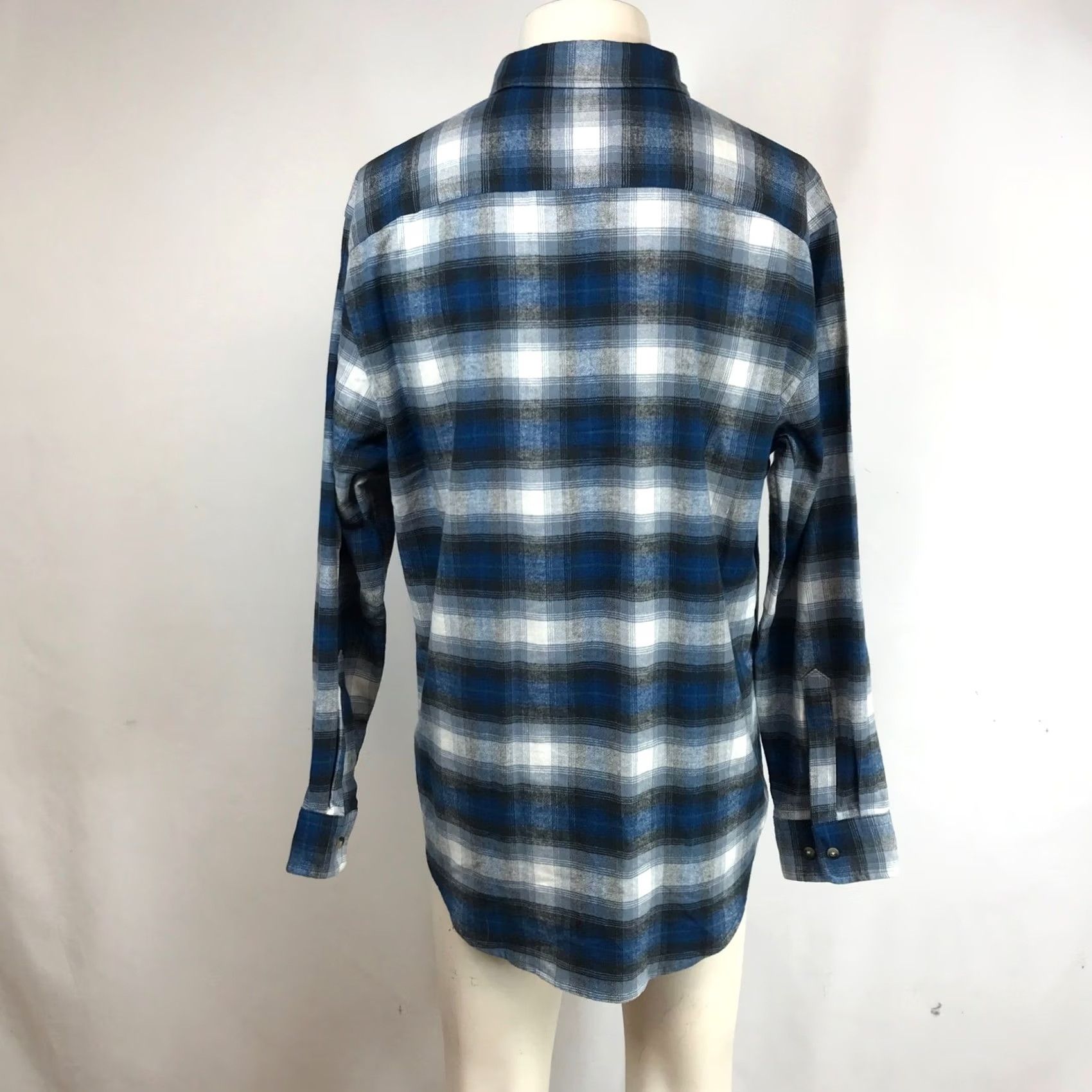 Pendleton Pendleton Shirt Mens M Mason Blue Plaid Flannel Button Down Long Sleeve Size Size US M / EU 48-50 / 2 - 5 Thumbnail