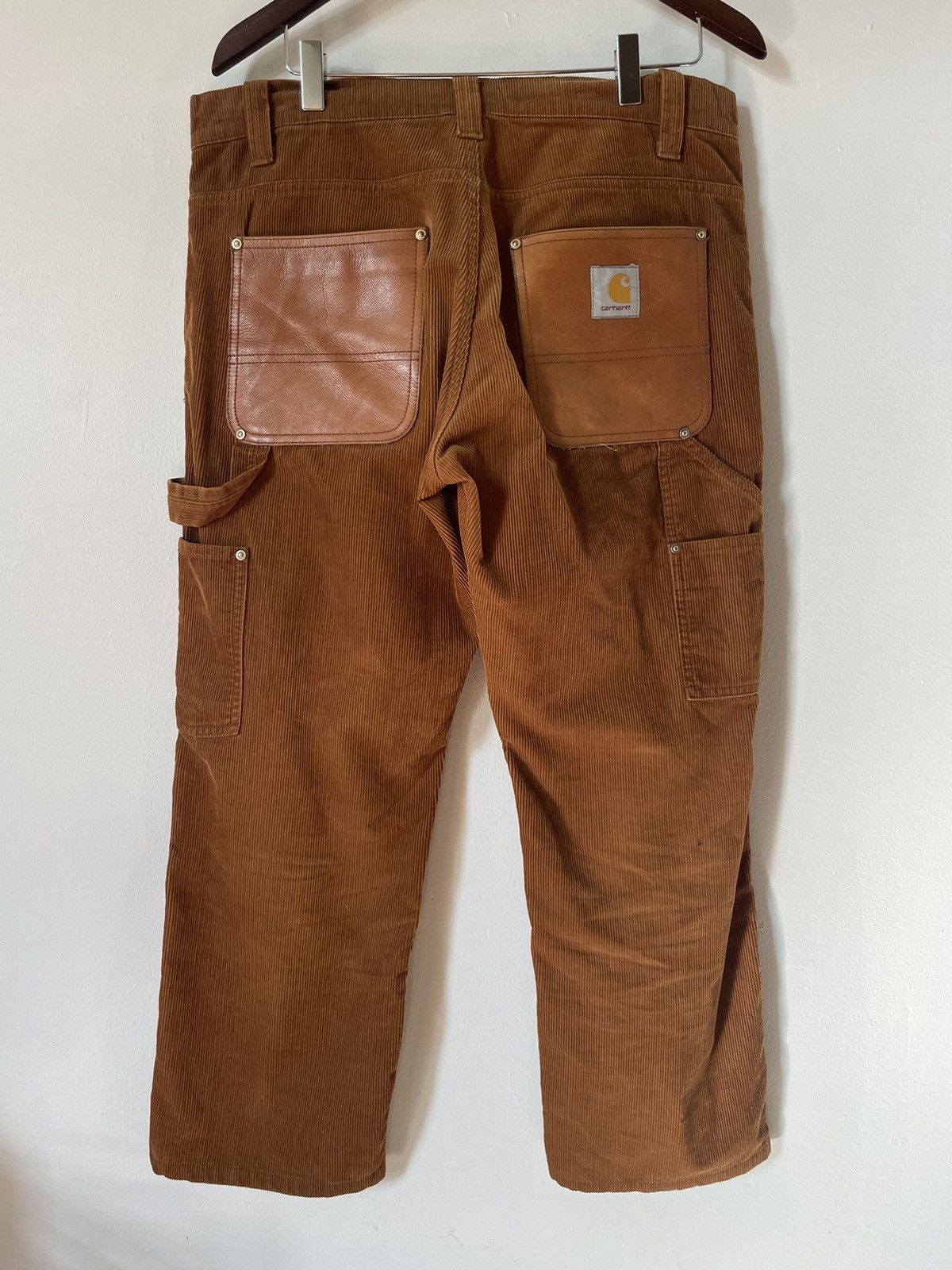 Carhartt × Comme des Garcons × Junya Watanabe Junya x Comme x Carhartt Cropped Carpenter Corduroys Size US 33 - 2 Thumbnail