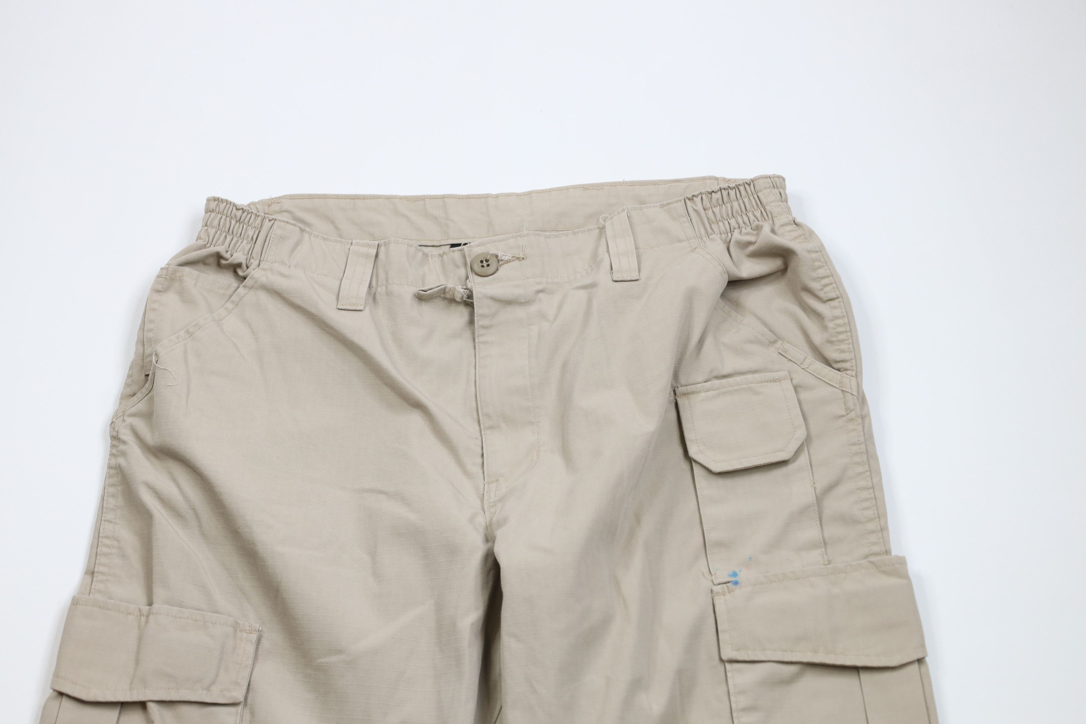 Vintage Vintage Y2K Streetwear Ripstop Tactical Wide Leg Cargo Pants Size US 38 / EU 54 - 2 Thumbnail