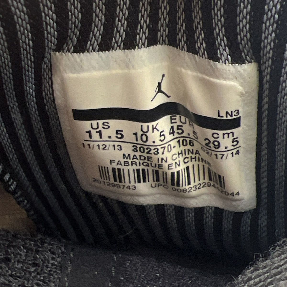 Jordan Brand Air Jordan 9 Barons Size US 11.5 / EU 44-45 - 8 Thumbnail