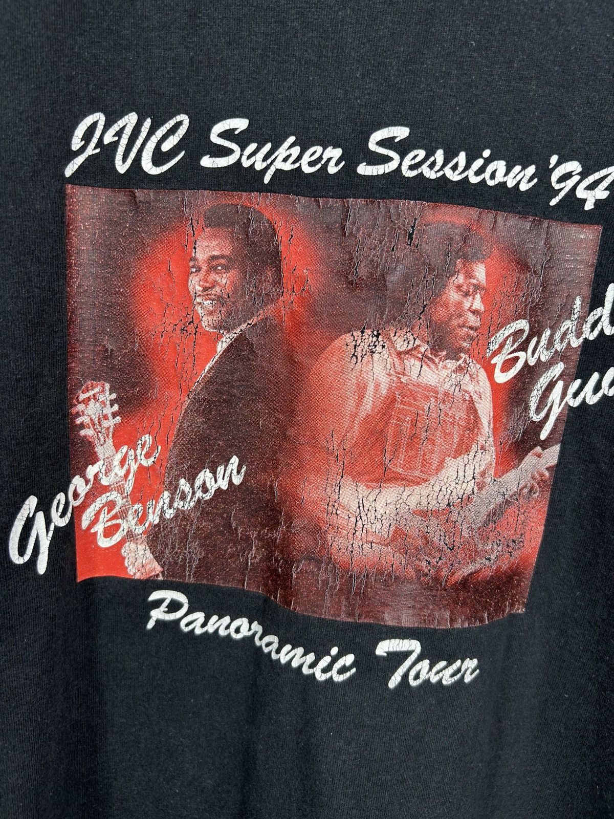 Band Tees Vintage 1994 Buddy Guy George Benson Panoramic Tour T-Shirt Size US XL / EU 56 / 4 - 5 Thumbnail