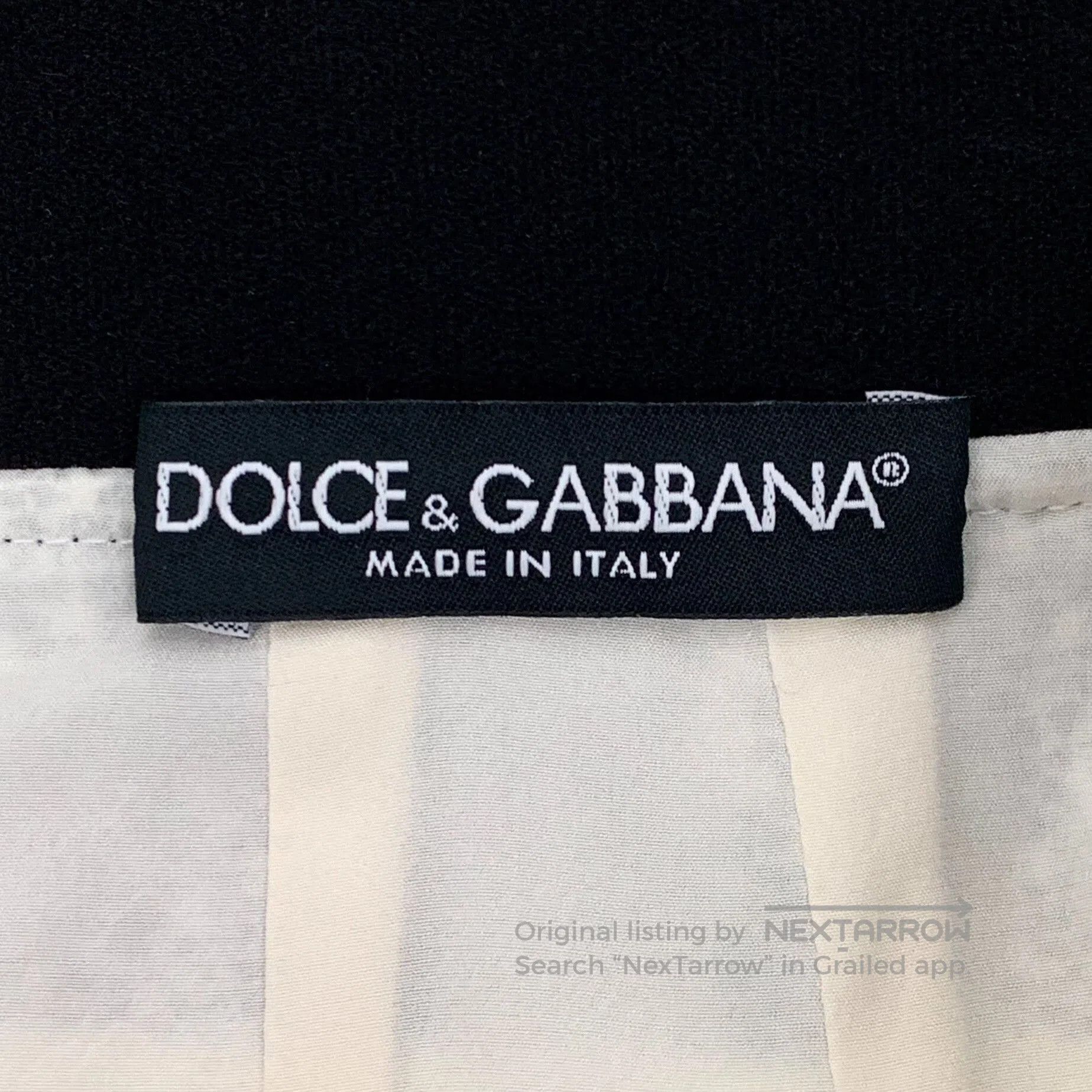Dolce & Gabbana Dolce Gabbana Striped Cotton Skirt. Size 39" - 5 Thumbnail