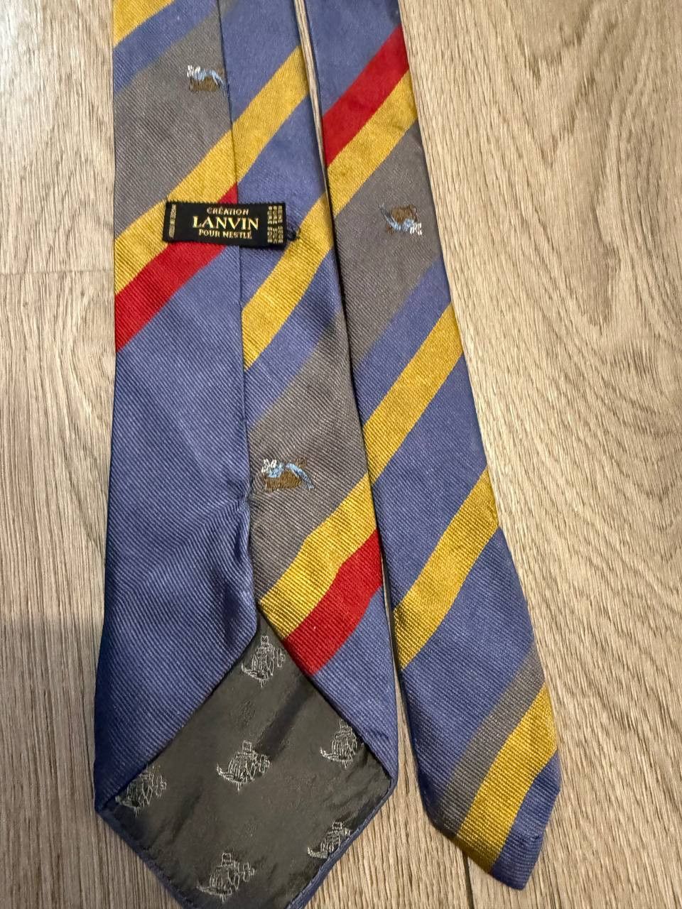 Lanvin Vintage Lanvin Paris silk tie Size ONE SIZE - 2 Thumbnail
