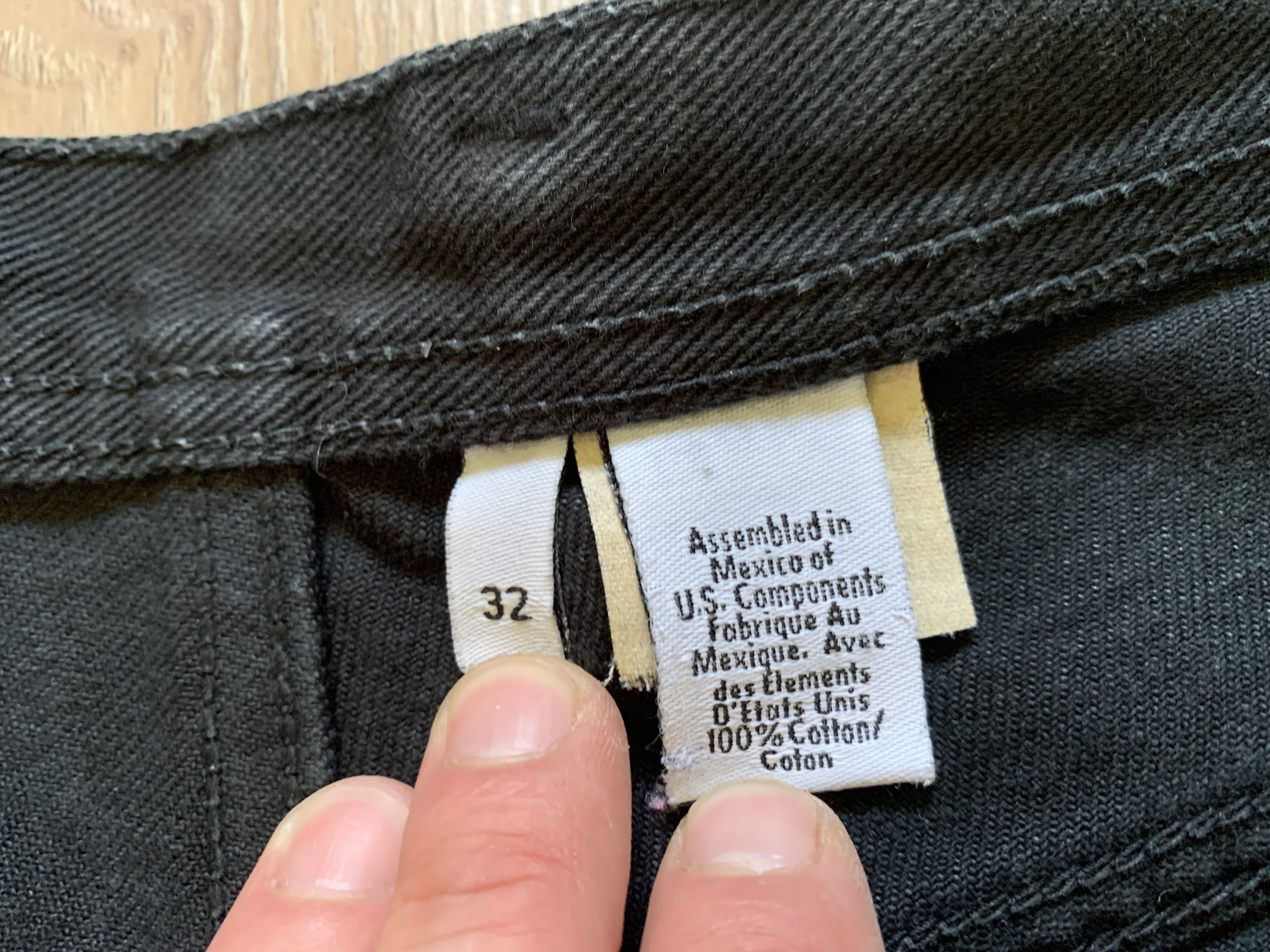 Calvin Klein × Denime Vintage Calvin Klein Black Denim Jeans Size US 32 / EU 48 - 10 Thumbnail