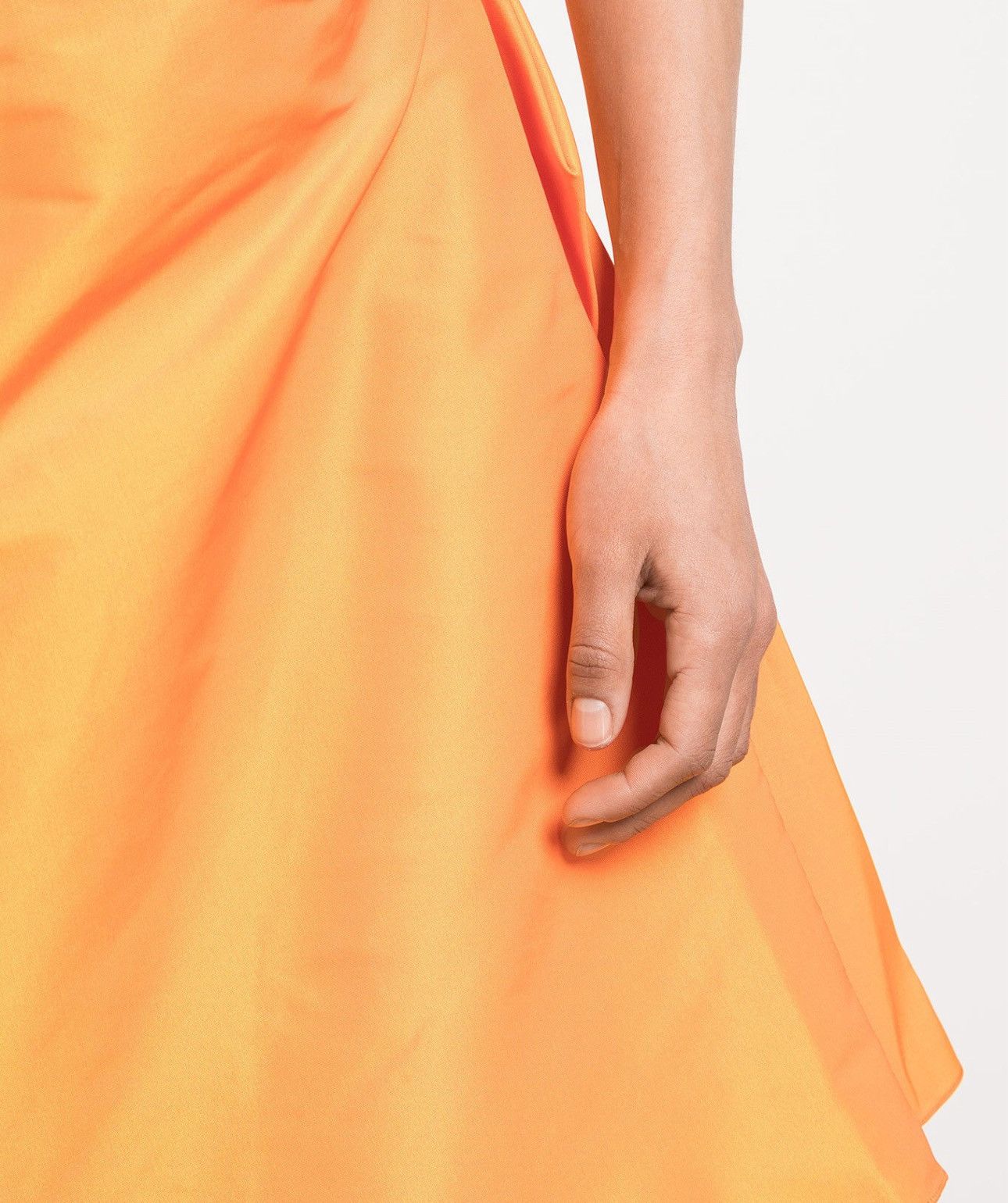 Alexander McQueen Last Alexander McQueen Orange Midi Skirt Size 26" / US 2 / IT 38 - 4 Thumbnail