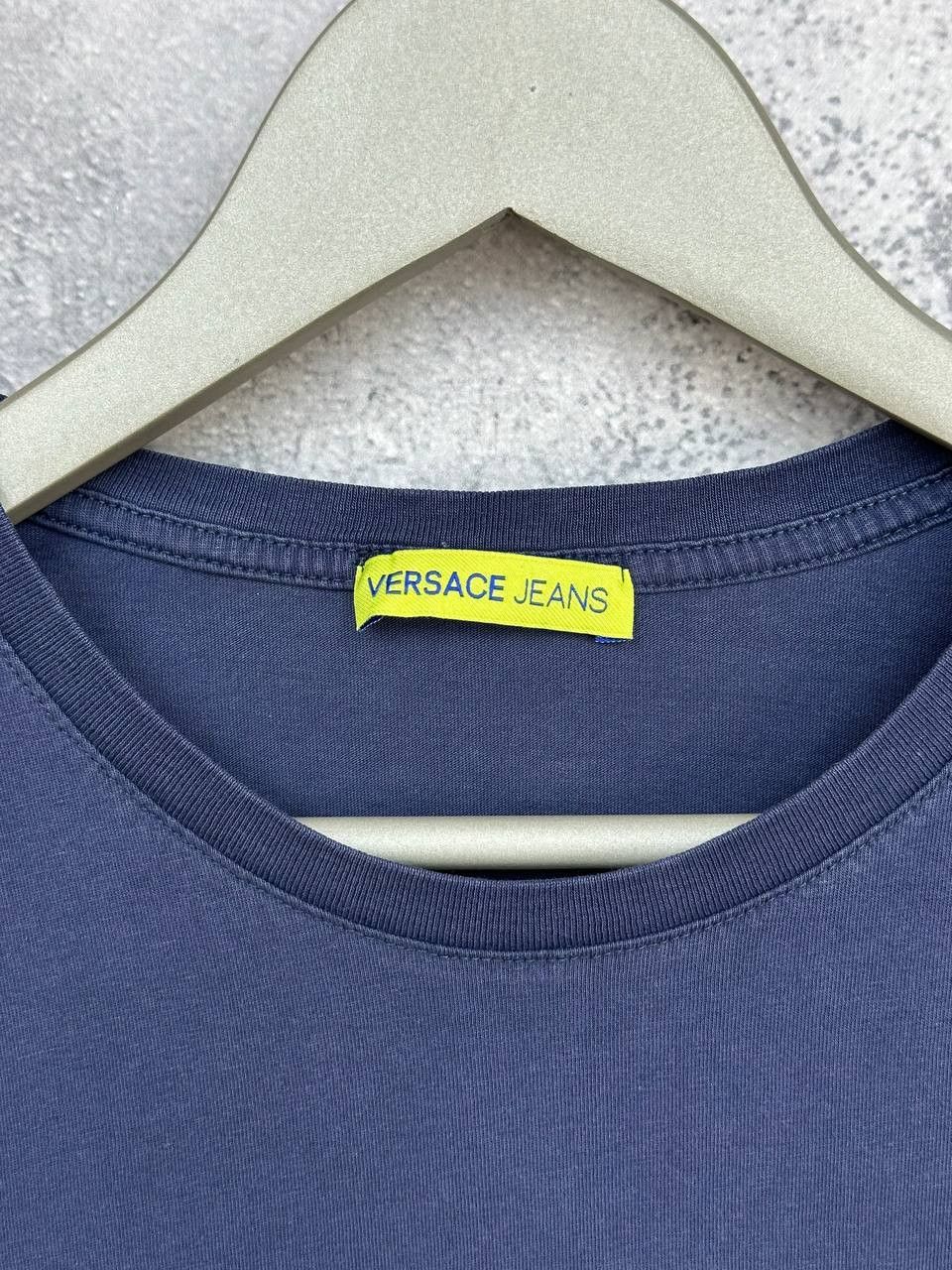 Versace Versace Jeans VJ Logo T-Shirt Blue Crew Neck Tee SS Size US M / EU 48-50 / 2 - 10 Thumbnail