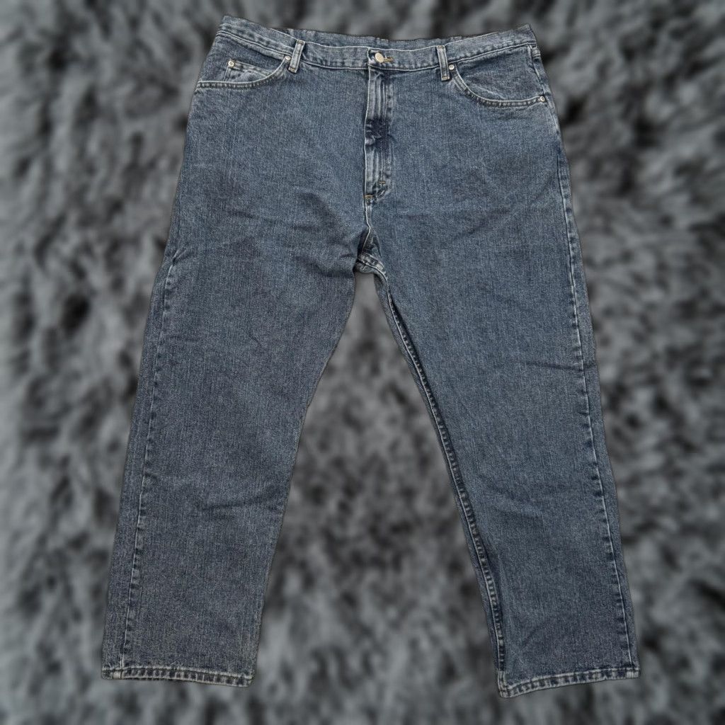 Wrangler Wrangler Jeans Mens 41x28 Blue Relaxed Fit 97601VR Denim Straight Leg Authentic Jeans Mens Blue 41x28 Relaxed Straight 97601VR Size US 42 / EU 58 - 1 Thumbnail