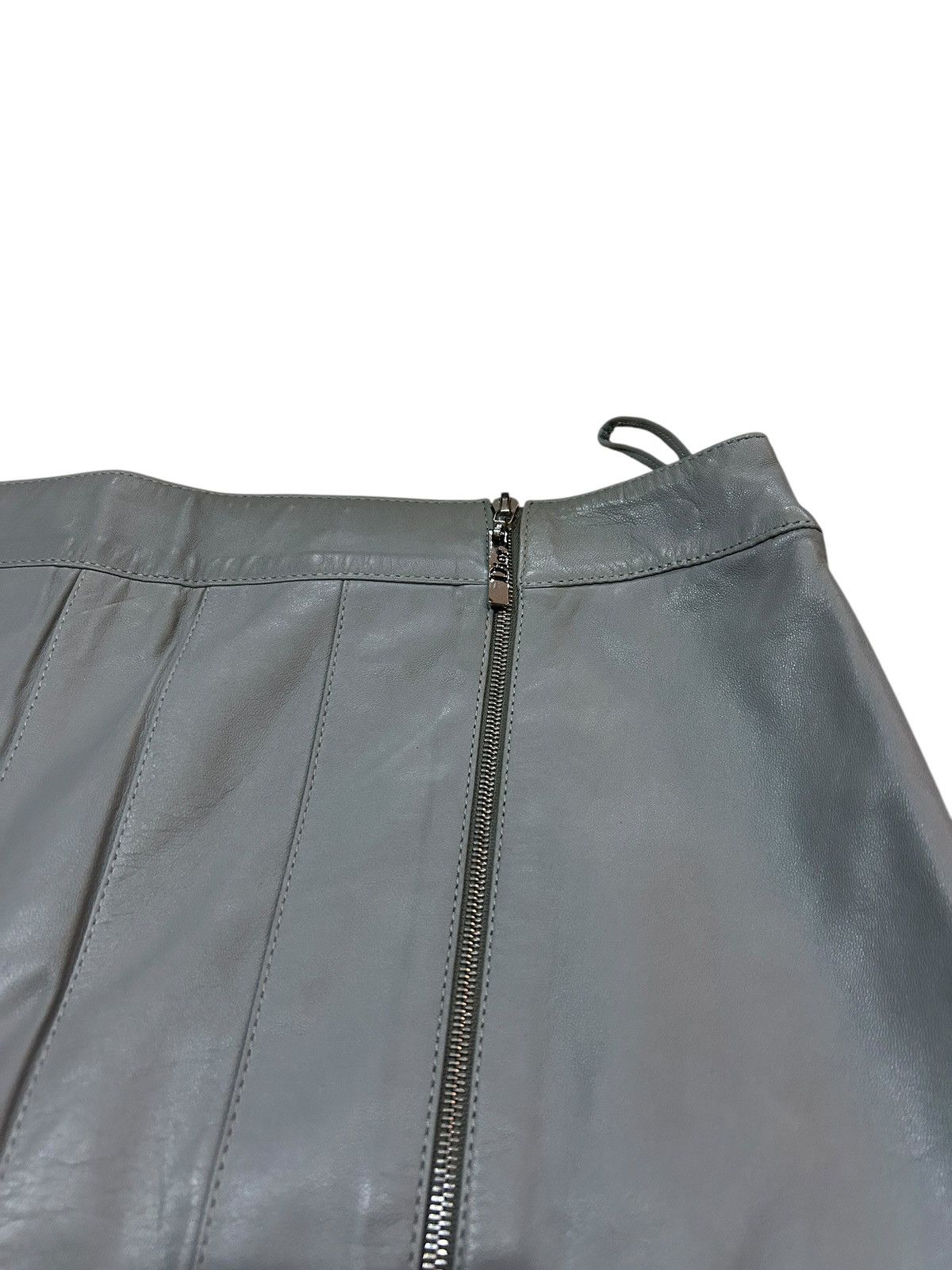 Dior F/W 04 Hardcore Zip Leather Skirt Size 27" / US 4 / IT 40 - 9 Thumbnail