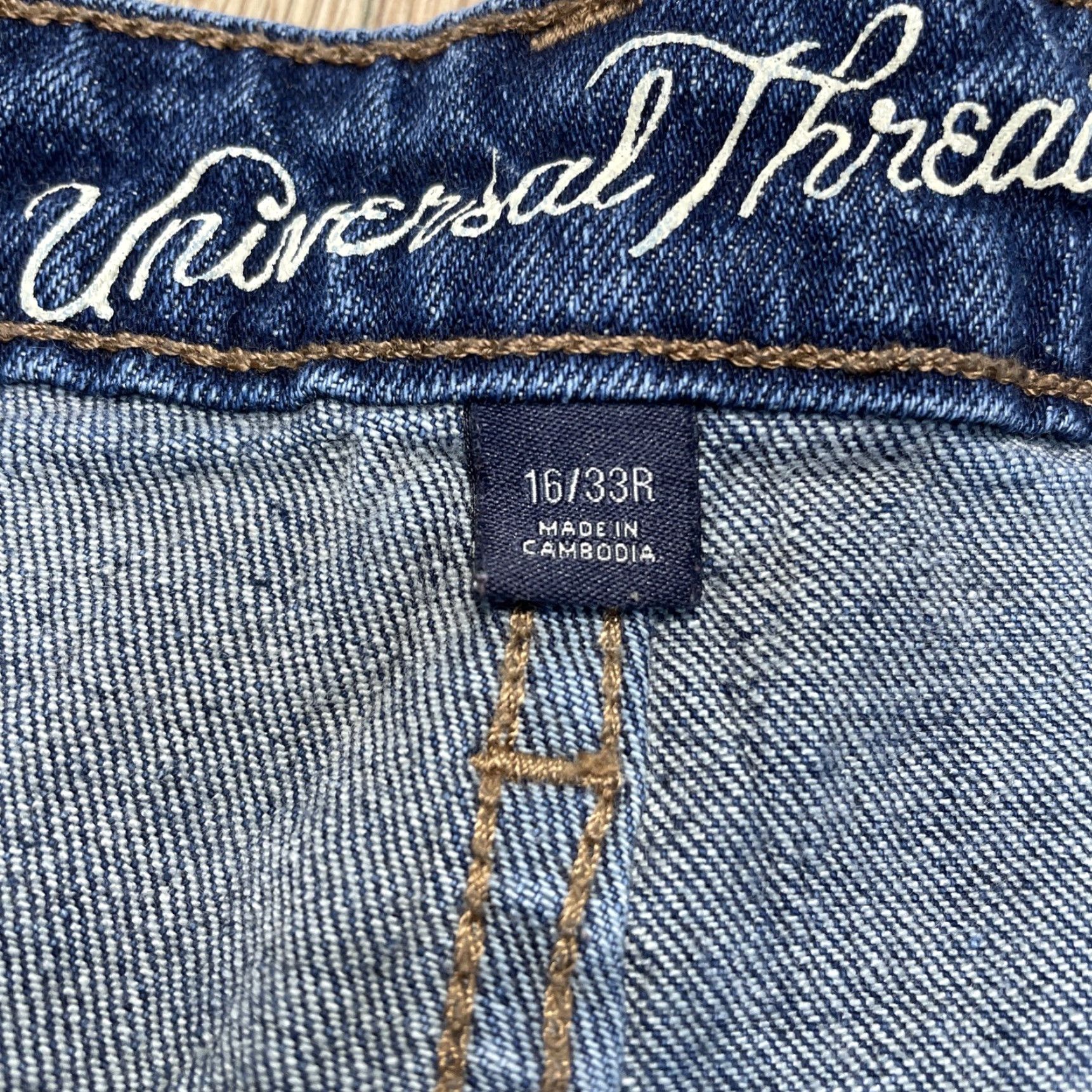 Vintage VINTAGE Universal Thread Women's Jeans Boyfriend Style Size 16 Blue Cotton Blend 90s, Casual, Casual Wear Size 38" / US 16 / IT 52 - 2 Thumbnail