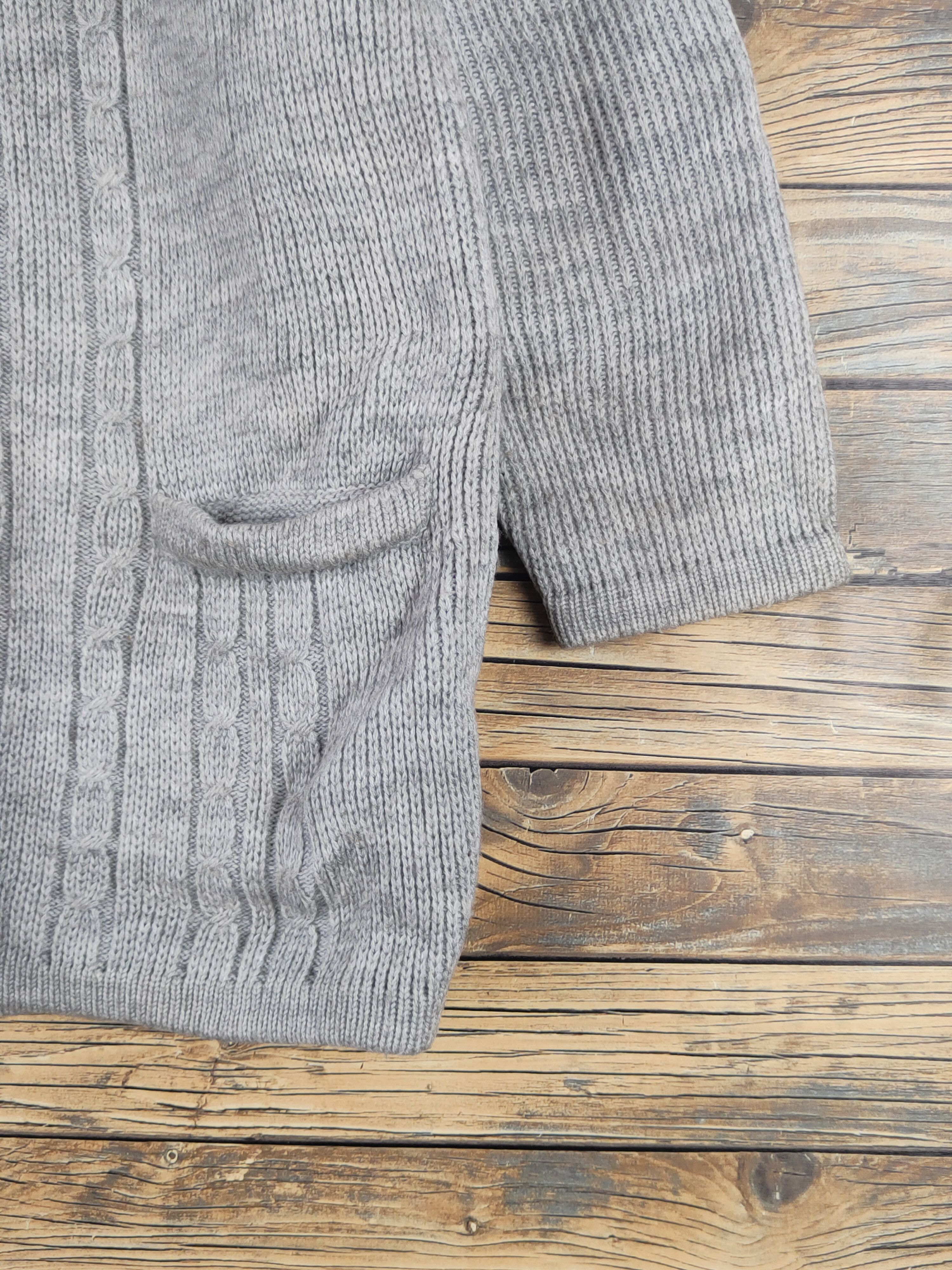 Japanese Brand × Vintage Japanese Brand Gray Knitwear Sweaters #W1773 Size US L / EU 52-54 / 3 - 6 Thumbnail
