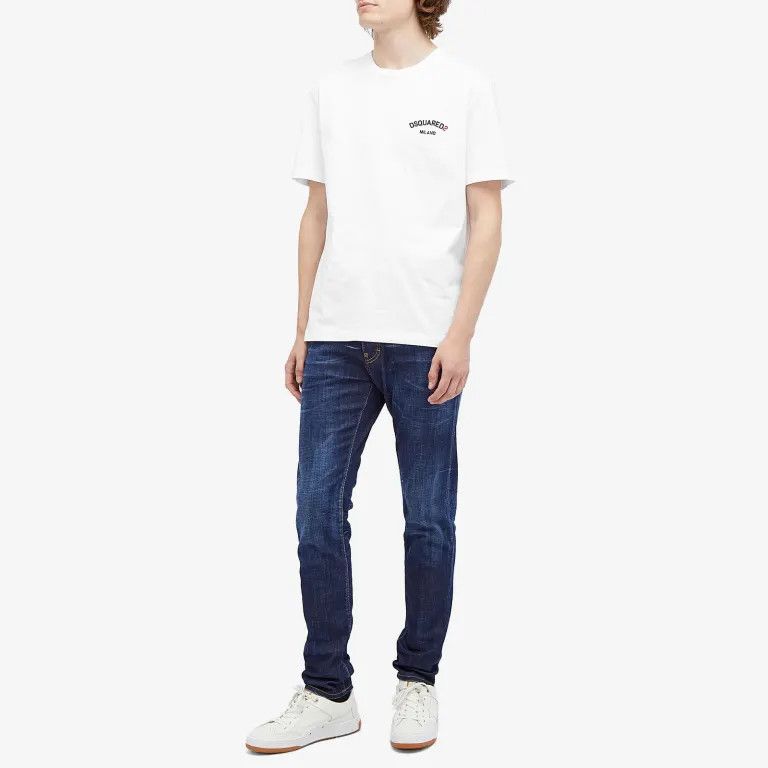 Dsquared2 o1s22i1n0325 Cotton T-Shirt in White Size US M / EU 48-50 / 2 - 4 Thumbnail