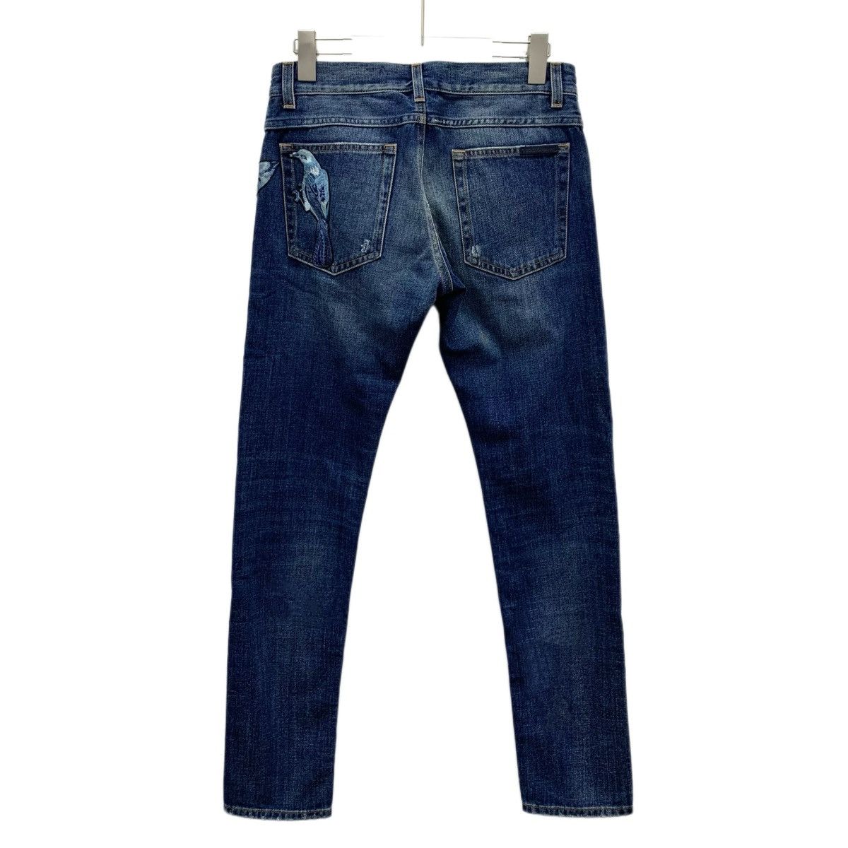 Dolce & Gabbana Dolce & Gabbana Blue Distressed Denim Casual Pants K26WX Size US 30 / EU 46 - 2 Thumbnail