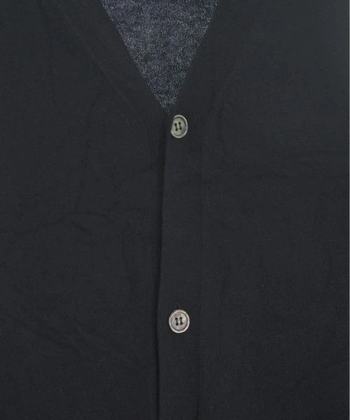 Comme des Garcons Homme Deux Sweater Cardigan Plain V-plain Button Up Wool Navy Blue Size US L / EU 52-54 / 3 - 3 Thumbnail