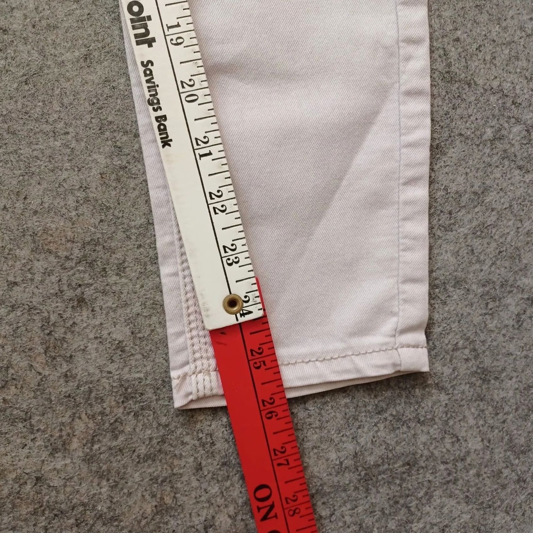 Free People Free People Jeans Womens 27 Beige Low Rise Skinny Stretch Pants Jeans Size 27" / US 4 / IT 40 - 5 Thumbnail