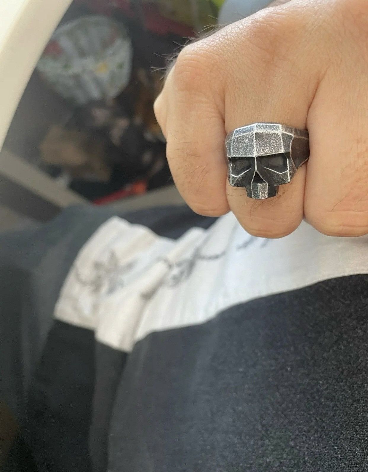 Jewelry Hala Skull Ring (Size 7 to 13) Size ONE SIZE - 6 Thumbnail