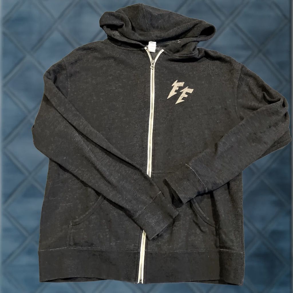 Vintage Foo Fighters 2018 Wrigley Field Hoodie Sweatshirt Large RARE Full Zip Gray Men Size US L / EU 52-54 / 3 - 1 Thumbnail