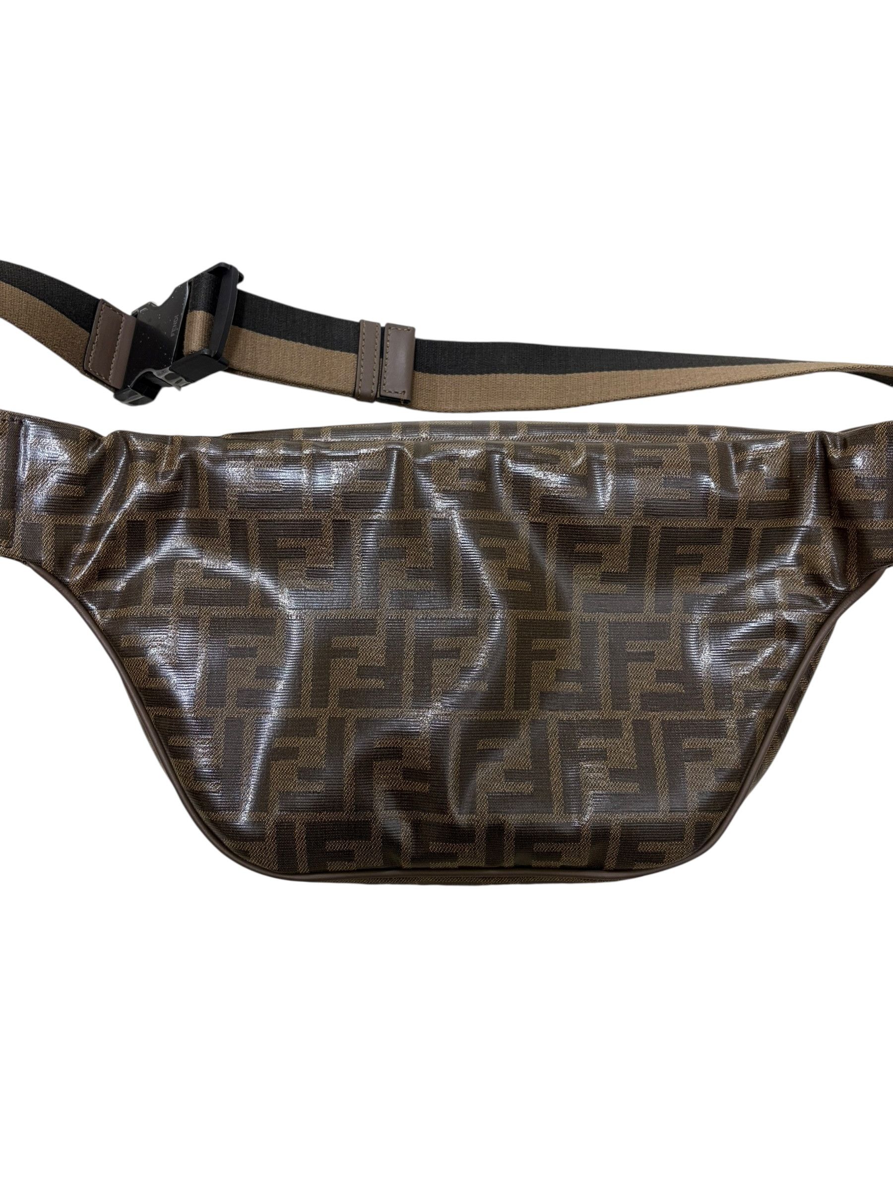 Fendi Fendi Fila Brown FF Monogram Logo Mens Bumbag Size ONE SIZE - 2 Thumbnail