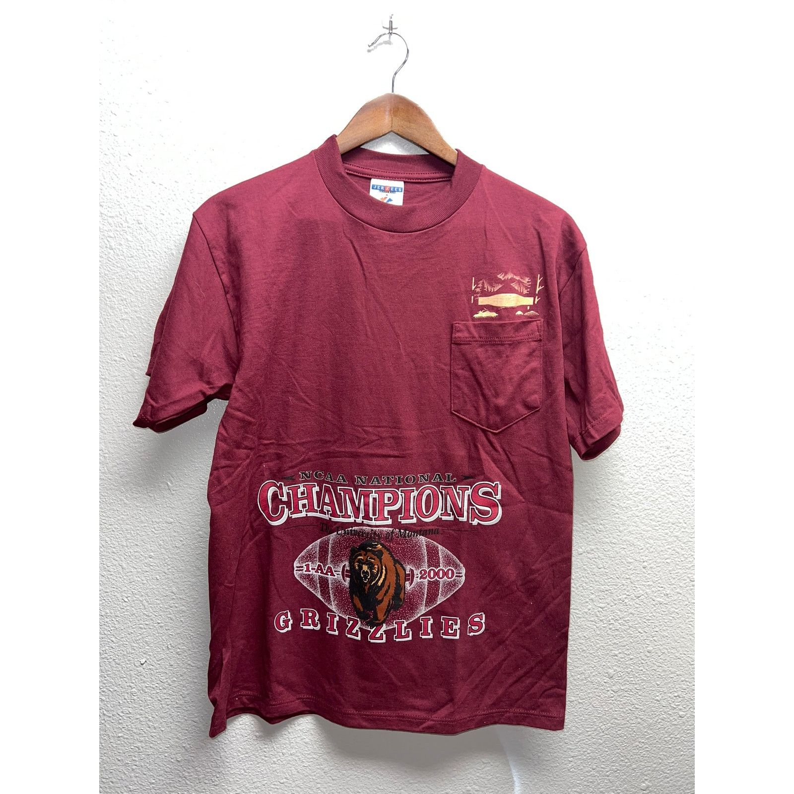Jerzees Vintage University Of Montana Shirt Champs NCAA Grizzlies M Size US M / EU 48-50 / 2 - 1 Thumbnail