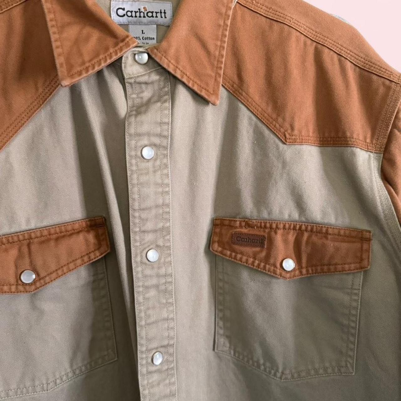 Carhartt Men’s Carhartt Ironwood Twill Pearl Snap Long Sleeve Size US L / EU 52-54 / 3 - 4 Thumbnail