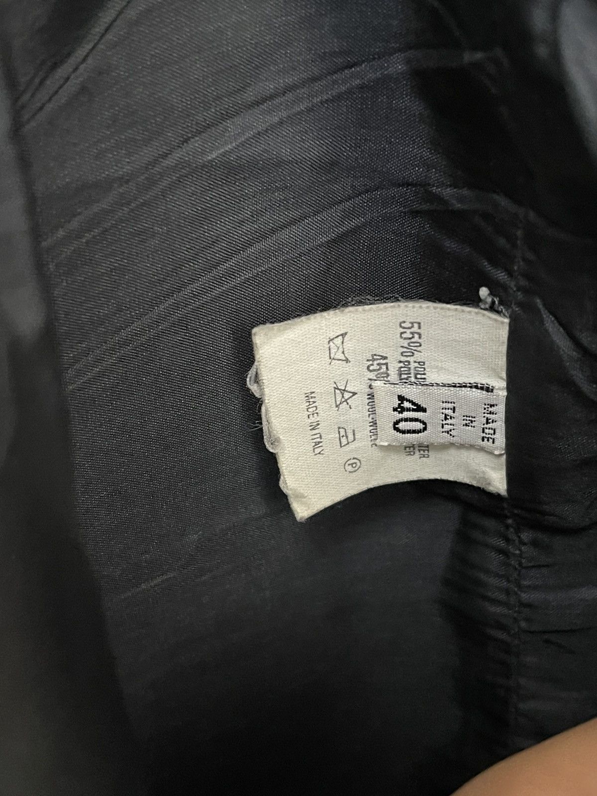 Maison Margiela Maison Martin Margiela 90s Navy Mixed Wool Trousers Size US 28 / EU 44 - 10 Thumbnail