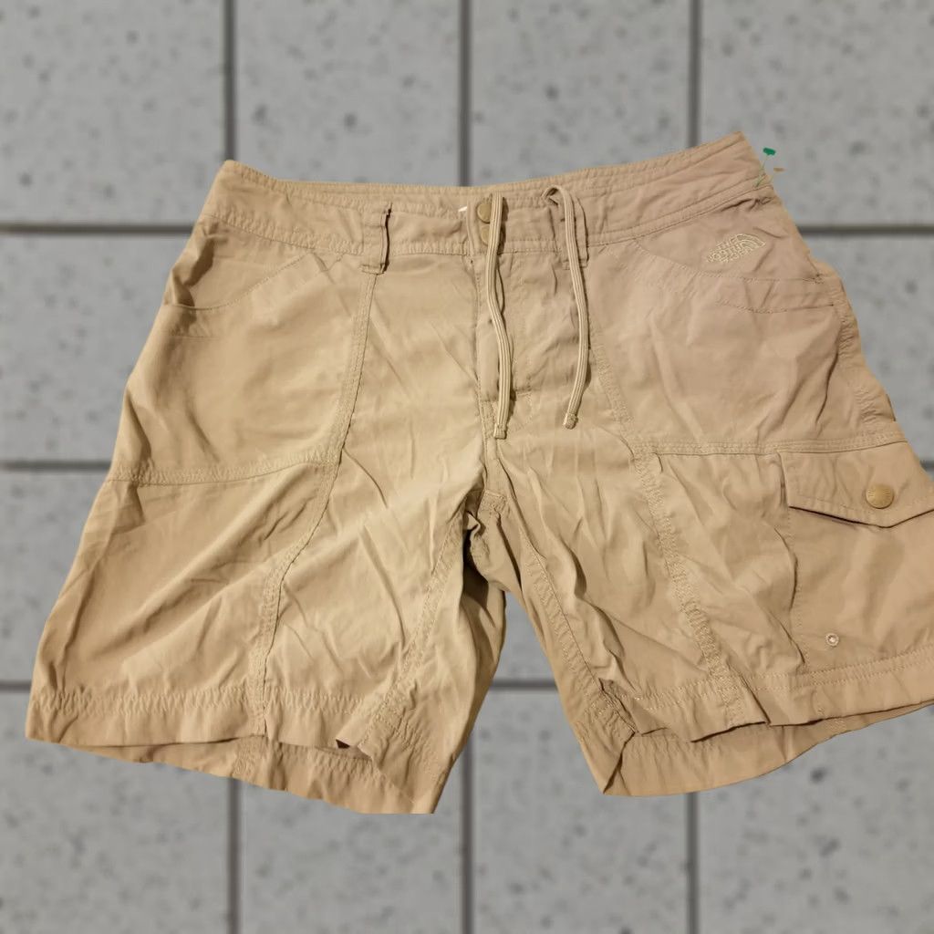 The North Face The North Face Cargo Shorts Womens 6 Beige Athletic Hiking Outdoor Shorts Size 28" / US 6 / IT 42 - 1 Thumbnail