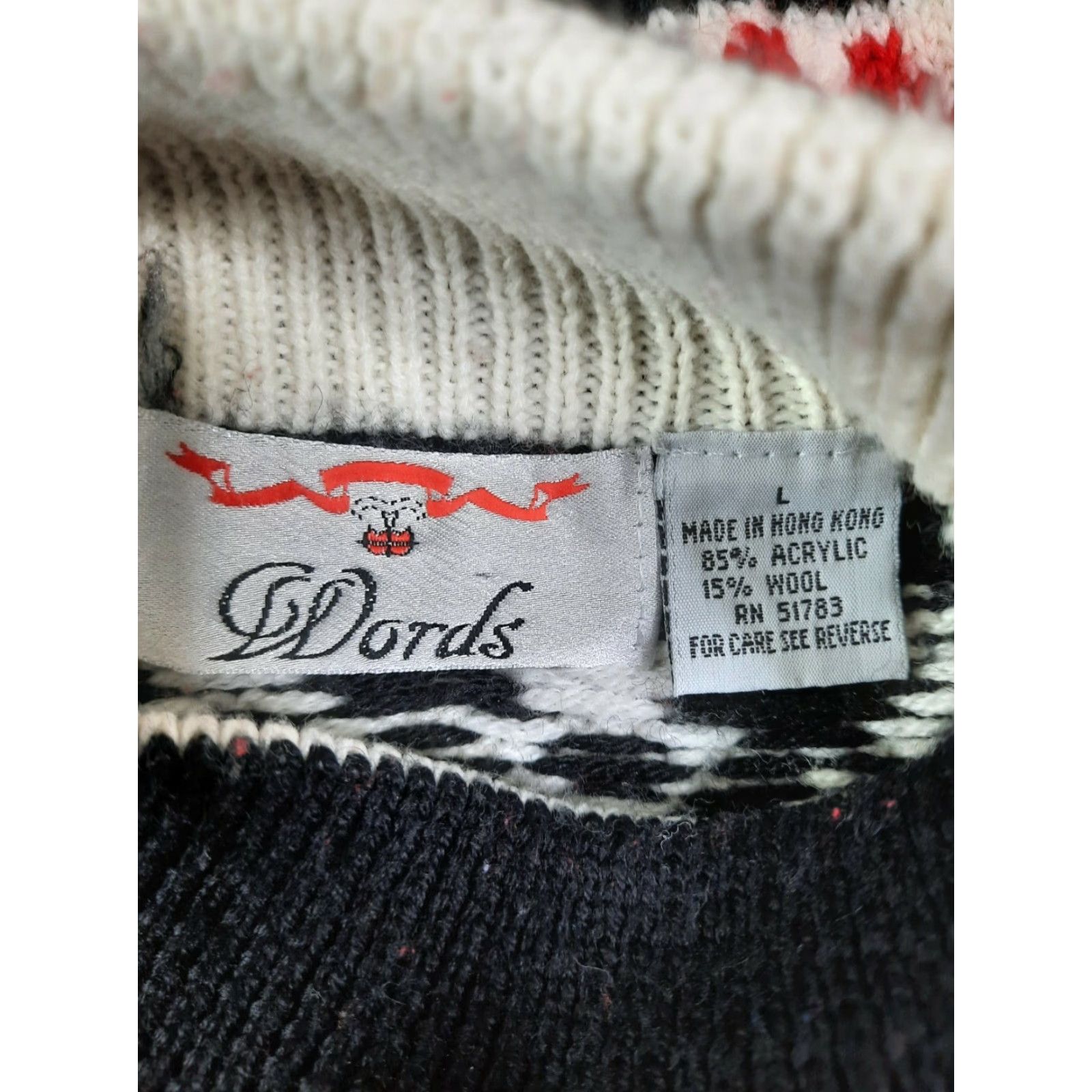 Vintage VINTAGE Words Boy Girl Hearts Love Turtleneck Oversized Sweater Womens Large S4C Size L / US 10 / IT 46 - 3 Thumbnail